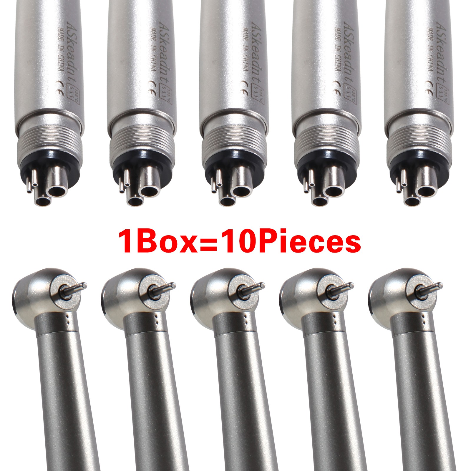 10* ADA4 Dental High Speed Handpiece Push Turbine 4 Holes Fit NSK Pana Max