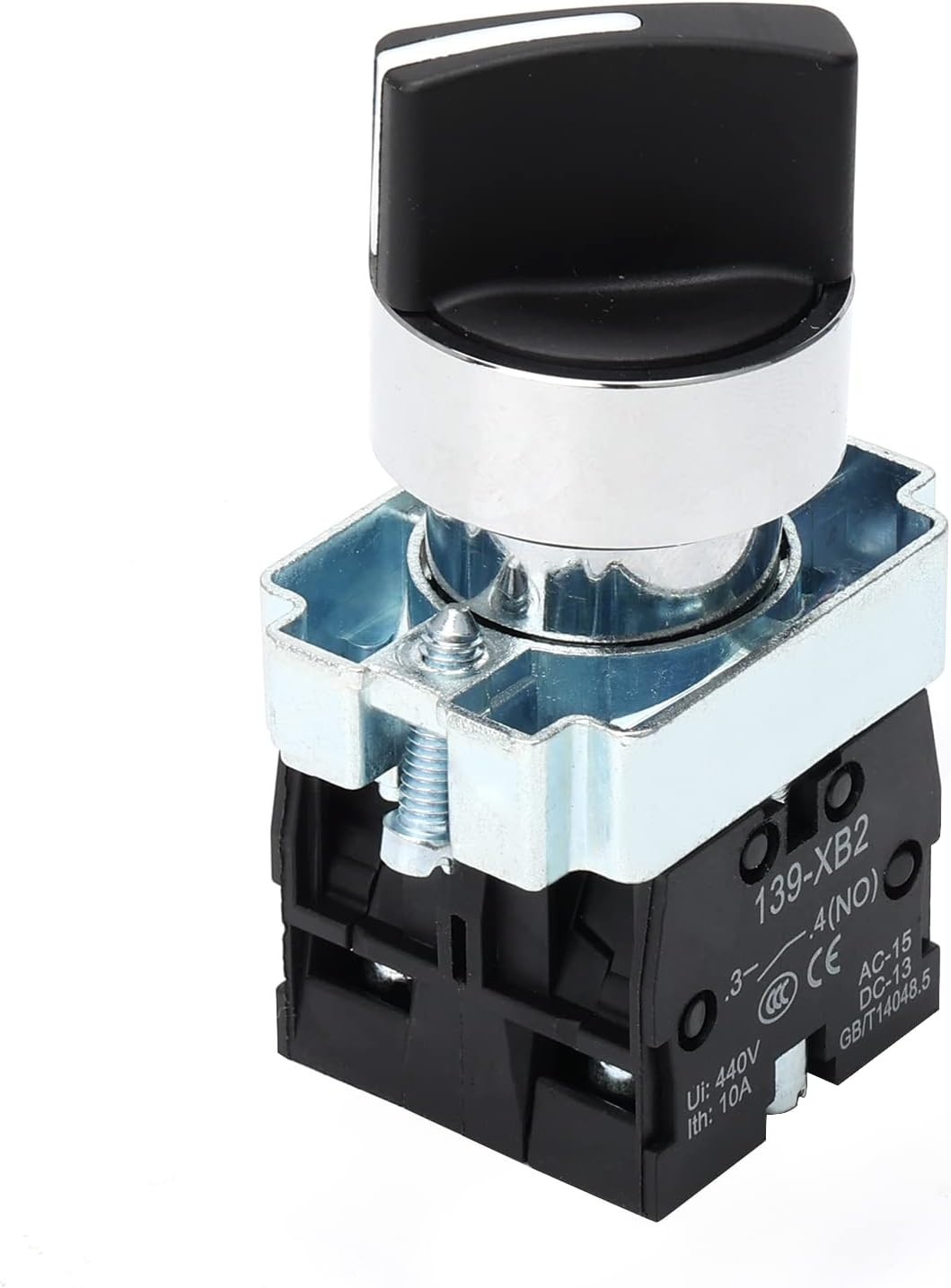 22Mm Selector Switch 3 Position Maintained 2NO Latching Rotary Selector Switch