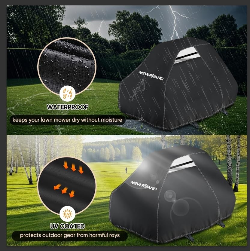 NEVERLAND Zero Turn Mower Up to 60 inches – Basic, Basic Edition – Black