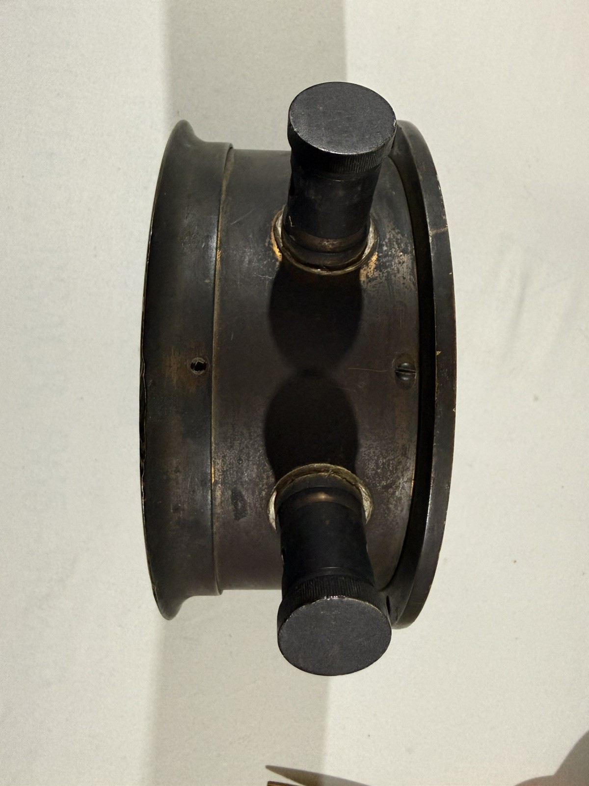 Antique Norton Ammeter No. 1615 – Brass Industrial Electrical Gauge CT