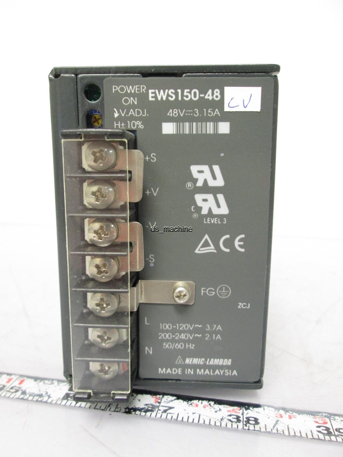 Lambda EWS150-48 Power Supply 120/240VAC Input 48VDC 3.15A Output 150W