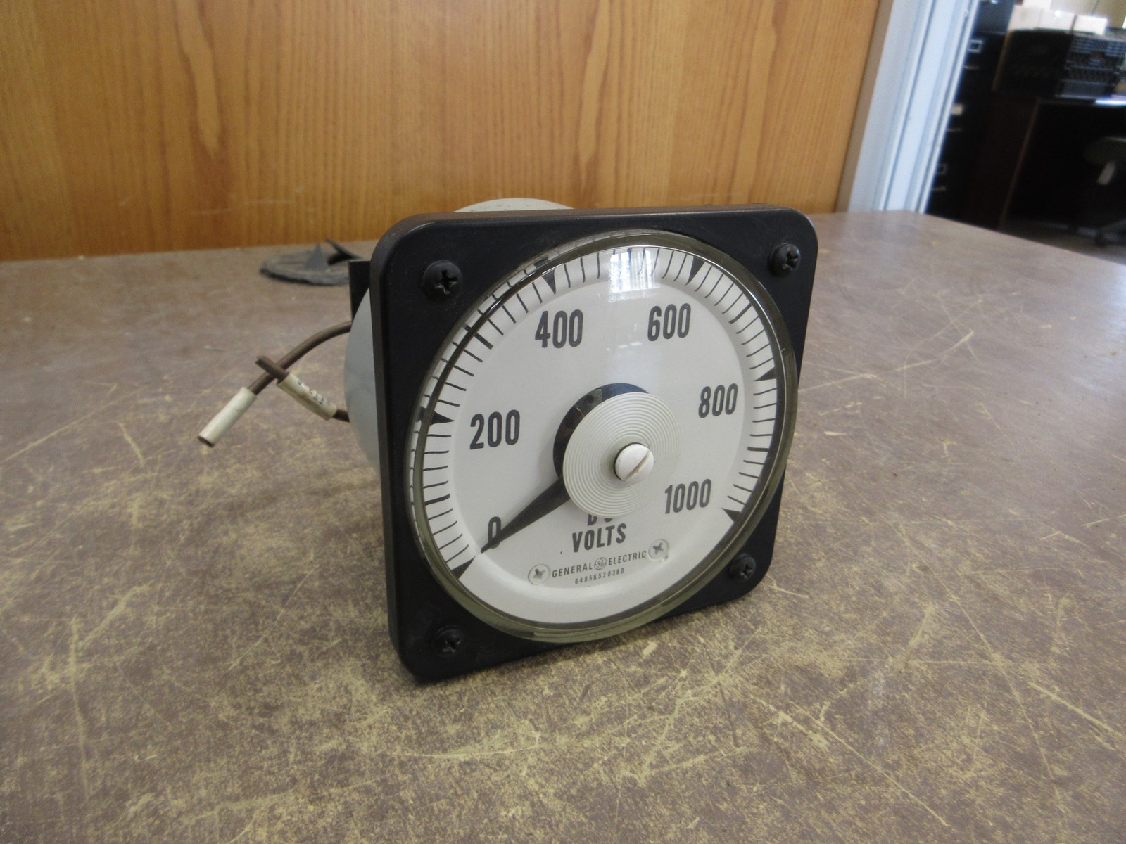 GE DC Voltmeter 50-0367X0611G01 Range: 0-1000V Used
