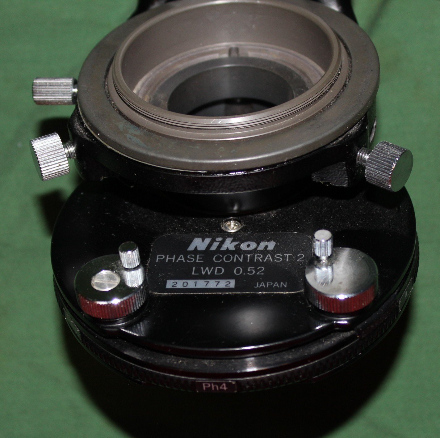 Phase Contrast 2 LWD 0.52 with Mount from Nikon Diaphot 200 Microscope