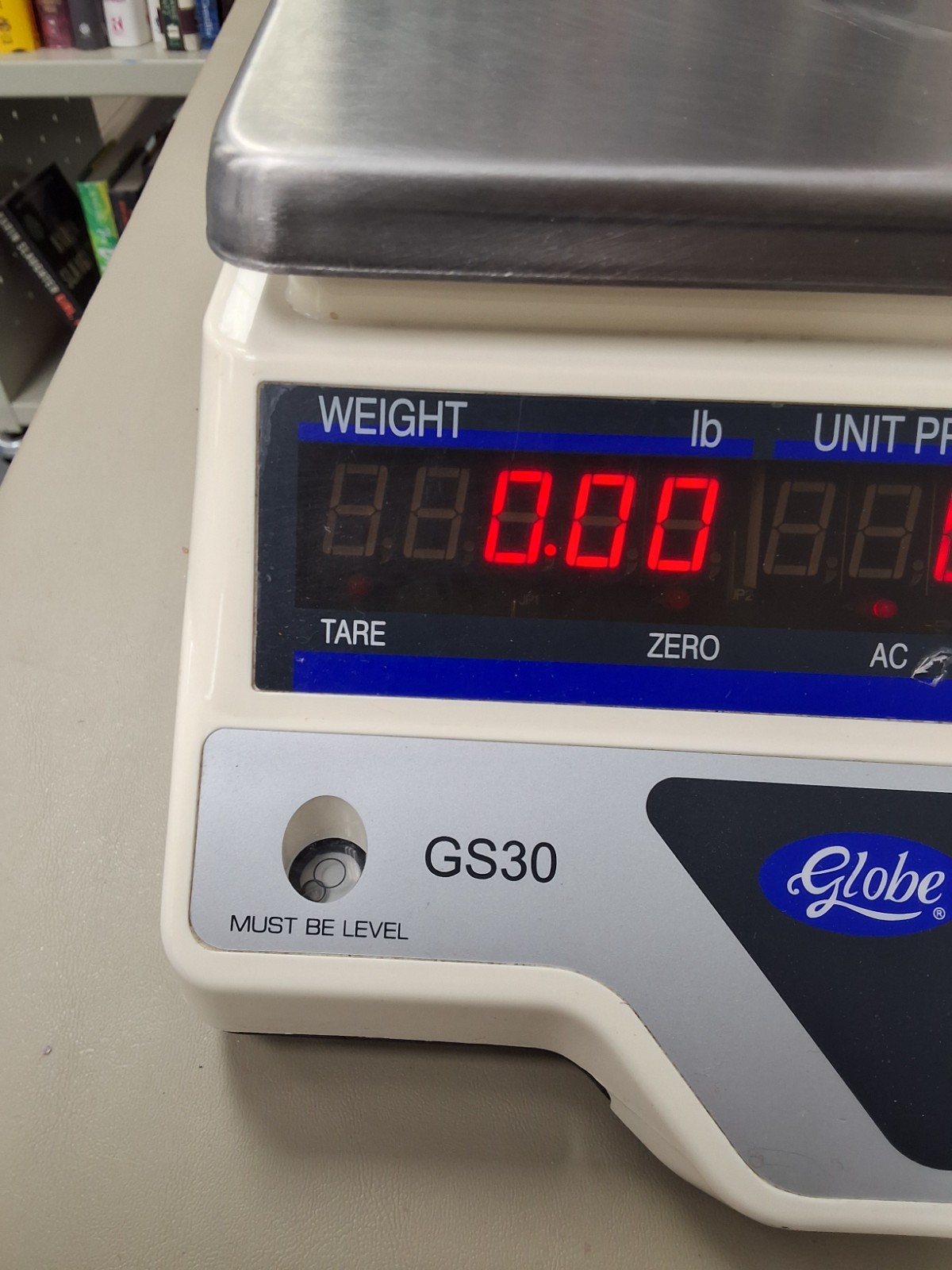 Globe GS30 Price Computing Scale 30lb x 0.01lb – NTEP Legal for Trade – Dual LCD