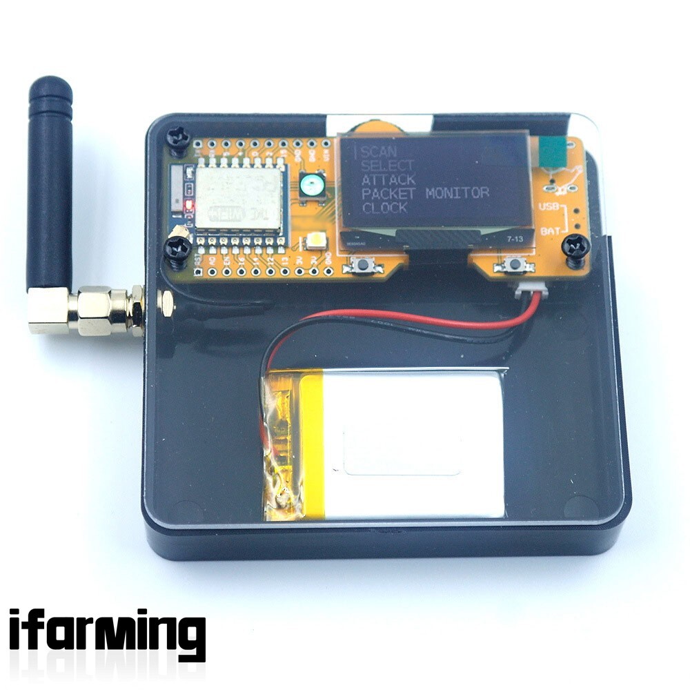 DSTIKE Deauther MiNi V3 KIT ESP8266 Development Board Kit with 3dBi Antenna+Case