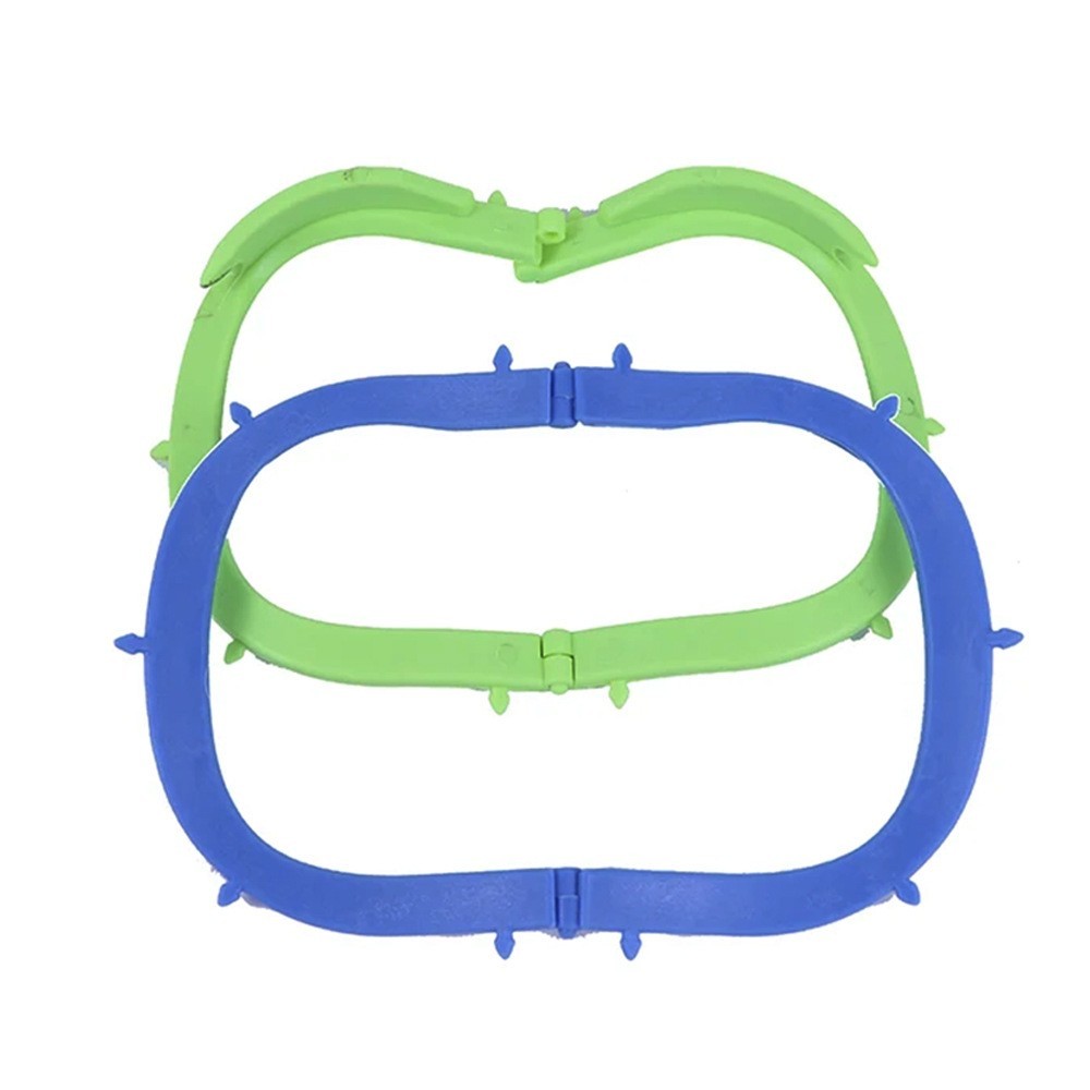 10pcs Dental Foldable Bracket Frame Plastic Rubber Dam Sheet Oral Barrier Tool