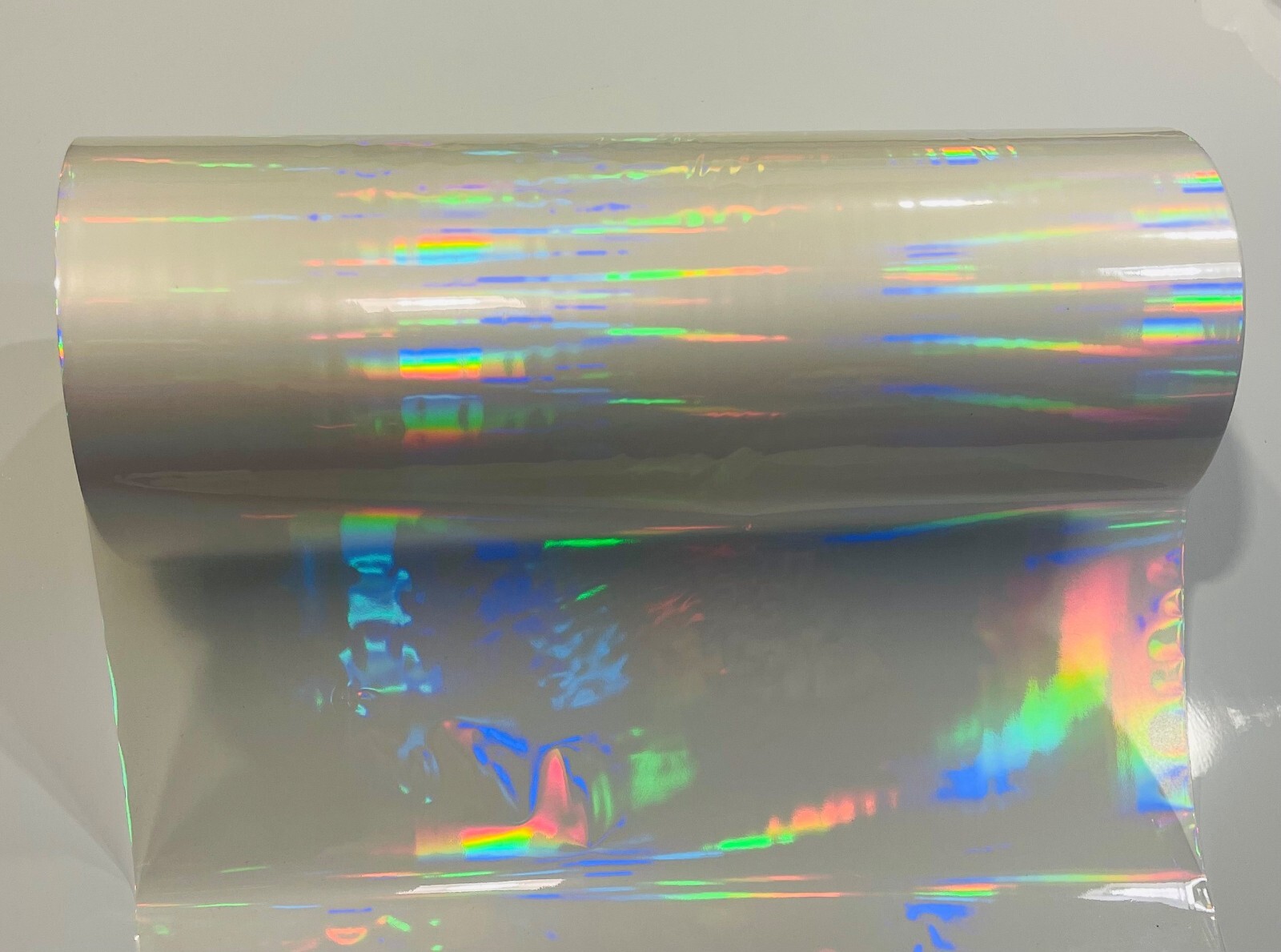 1.6mil Clear Rainbow Holographic Laminating Roll Film 12.75″ x 1000′, 1″ Core