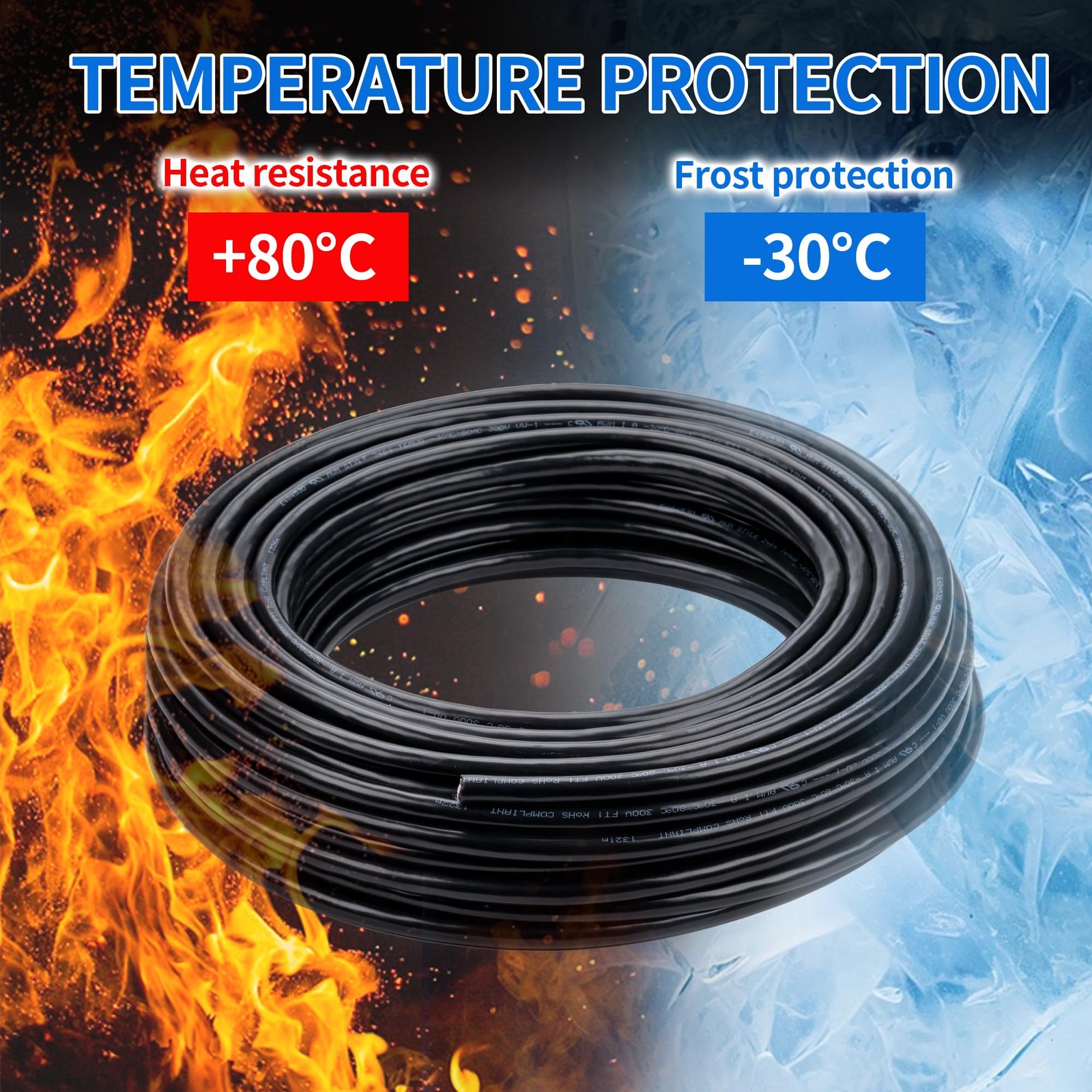 16 Gauge 6 Conductor Electrical Wire 16 AWG 6 Wire Oxygen-Free Copper PVC Str…