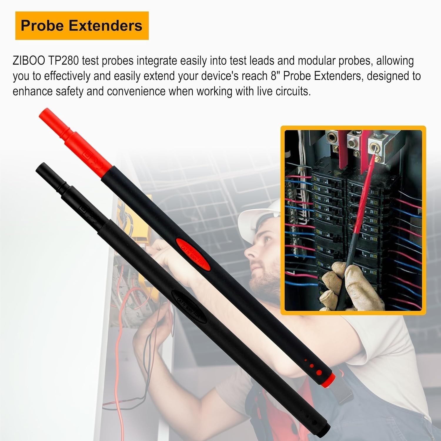 Test Probe Extenders TP280 For Fluke L210 Light Kit TP1 TP2 TP4 TP220 TP175 TP74