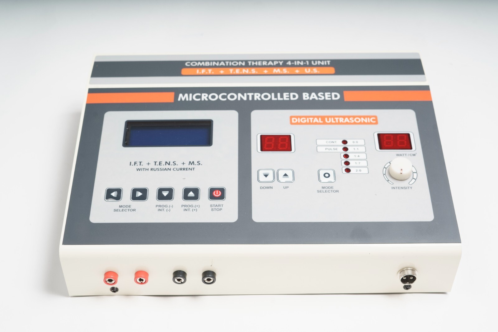 4 in 1 Combination Electrotherapy Four in one IFT + TENS +MS + Ultrasound 1MHz