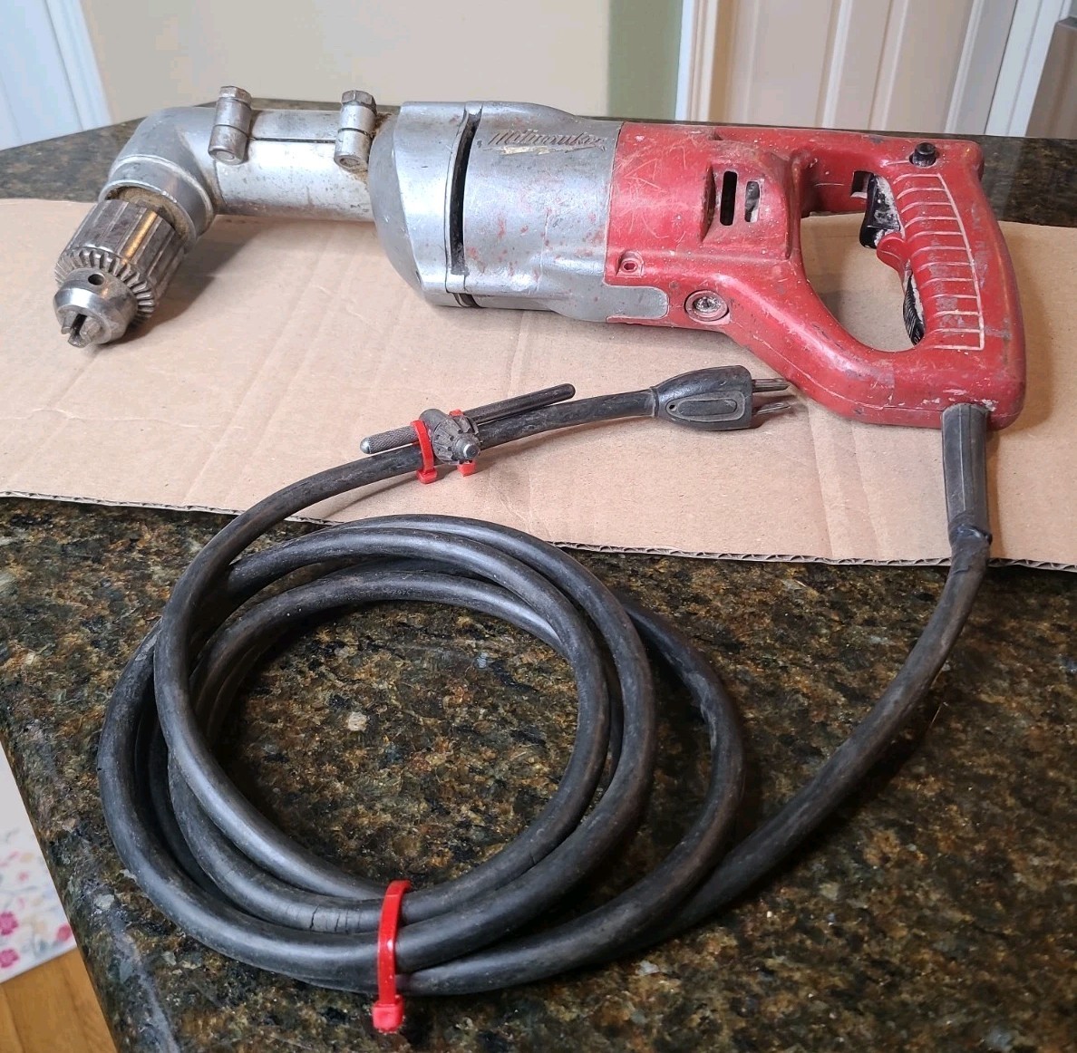 Milwaukee Heavy Duty 1/2″ Reversible Right Angle Drill 1101-1 4.5A