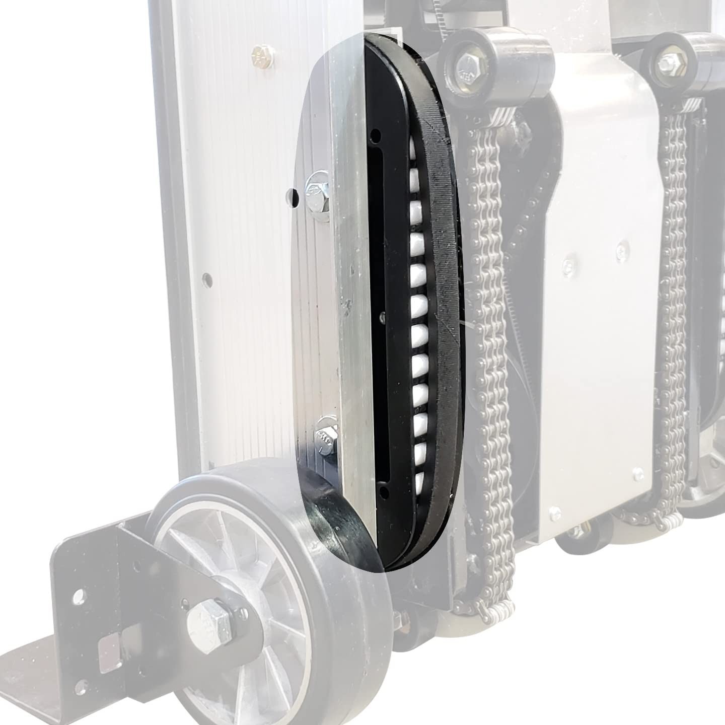 Stair Climber Hand Truck Glide Belt Replacement – 2 Pack, Heavy Duty, Easy Insta