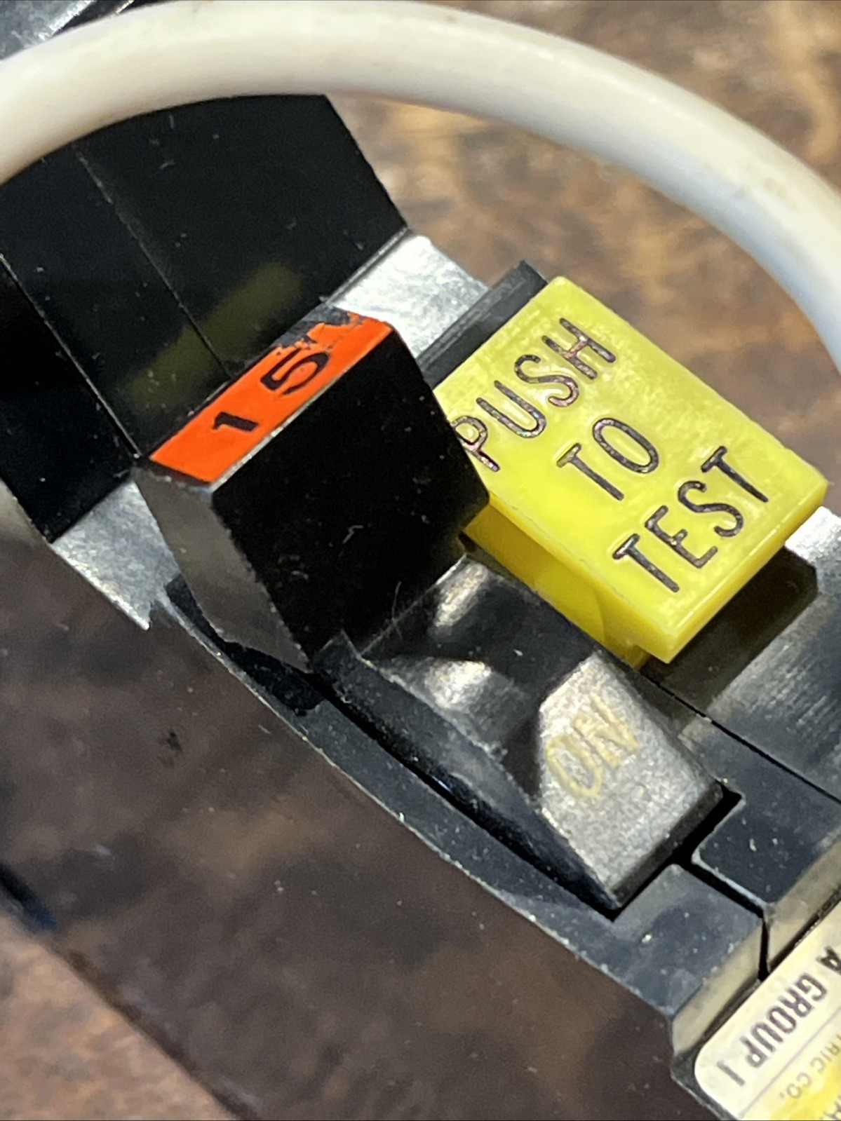 STAB LOK Ground Fault Circuit Breaker 15A 1 Pole 120v