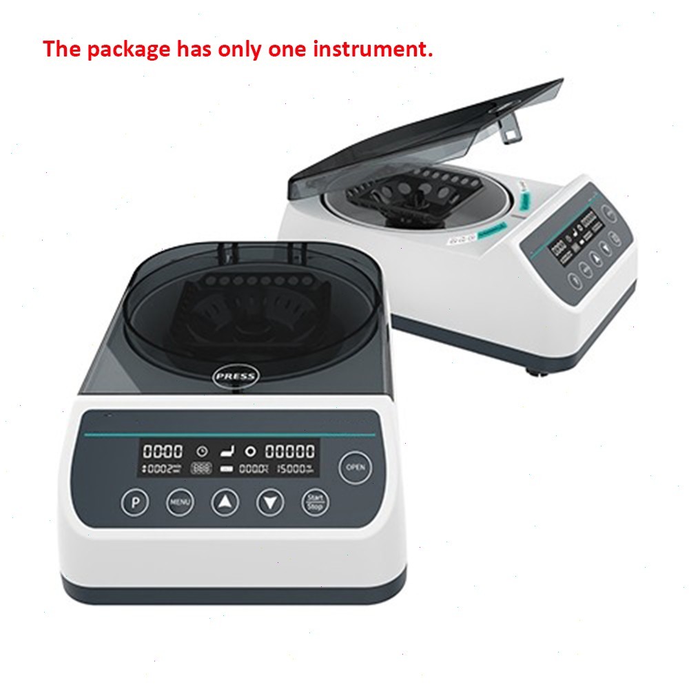 Lab PCR Micro Centrifuge Machine Digital High Speed Plasma Centrifuge 12000rpm