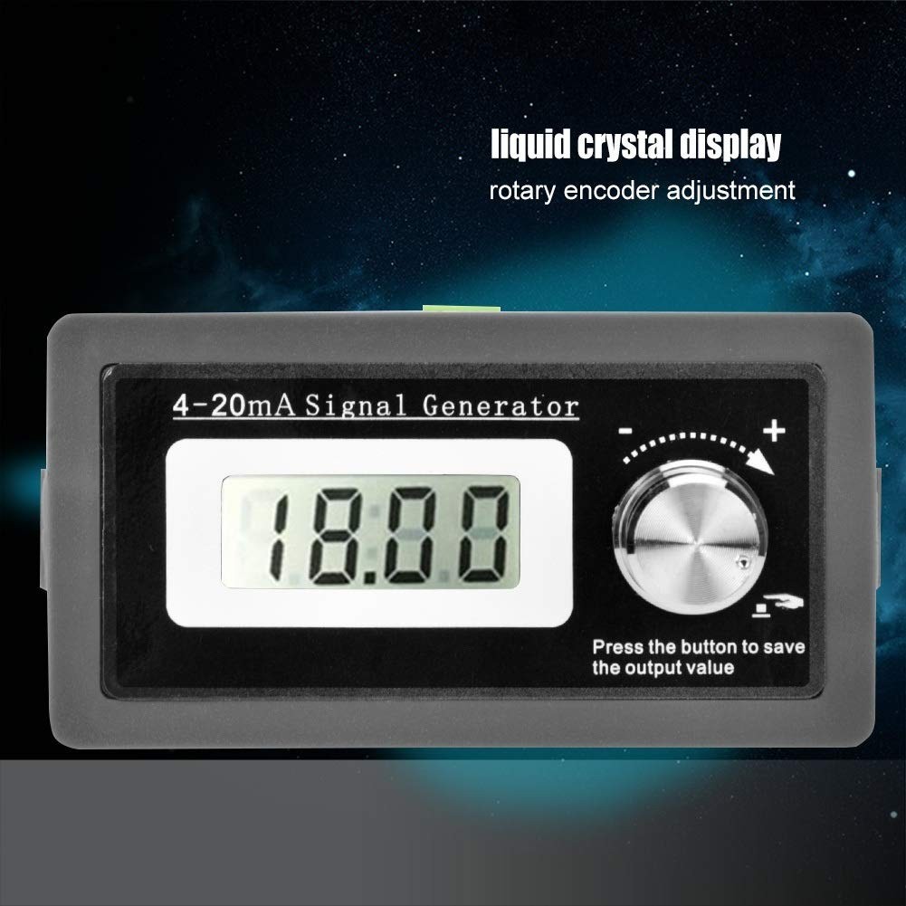 4-20mA Signal Generator, 3-21mA Adjustable High Precision DC Current Analog S…