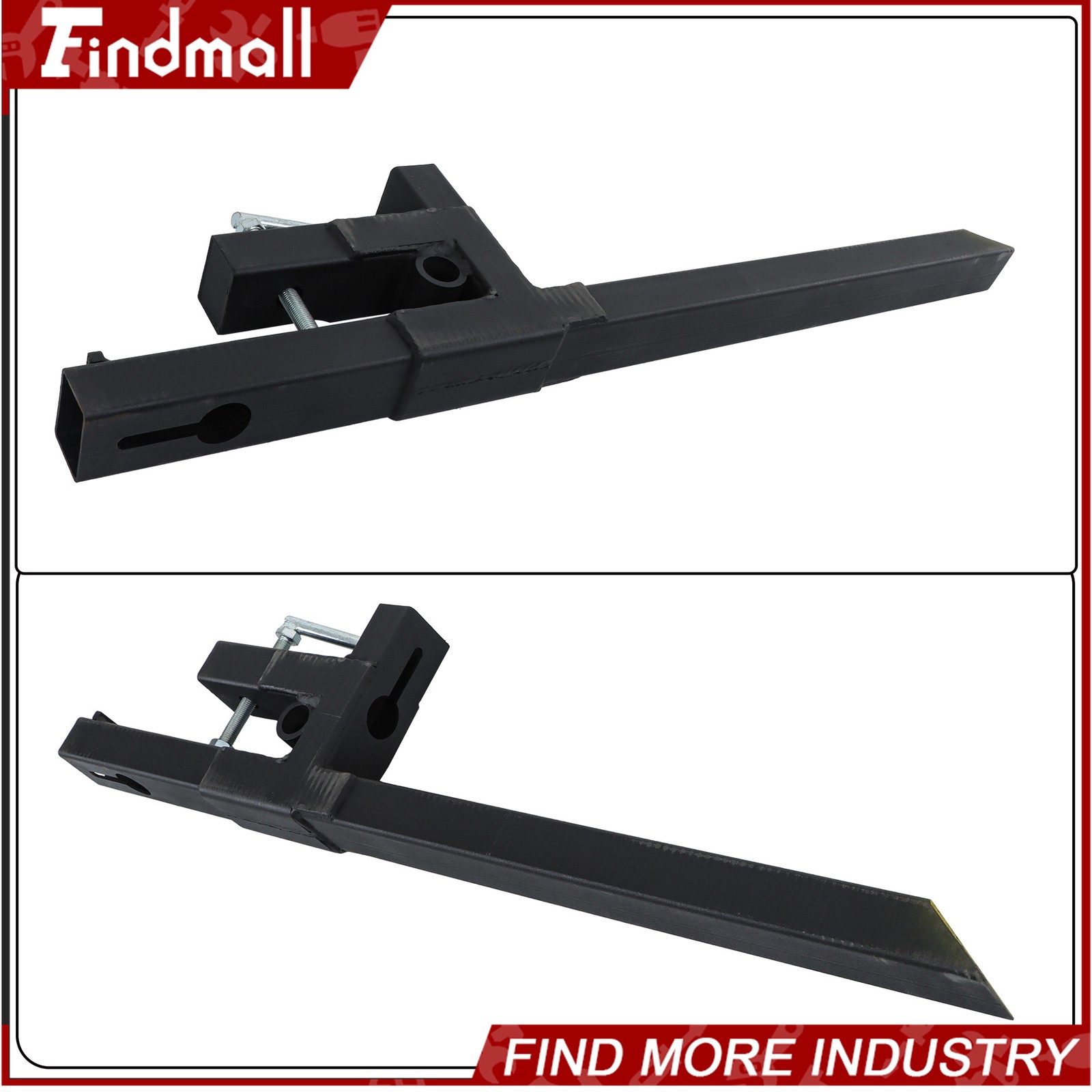 Findmall 43″ 2000lbs Clamp on Pallet Forks Tractor Forks Heavy Duty Bucket Fork
