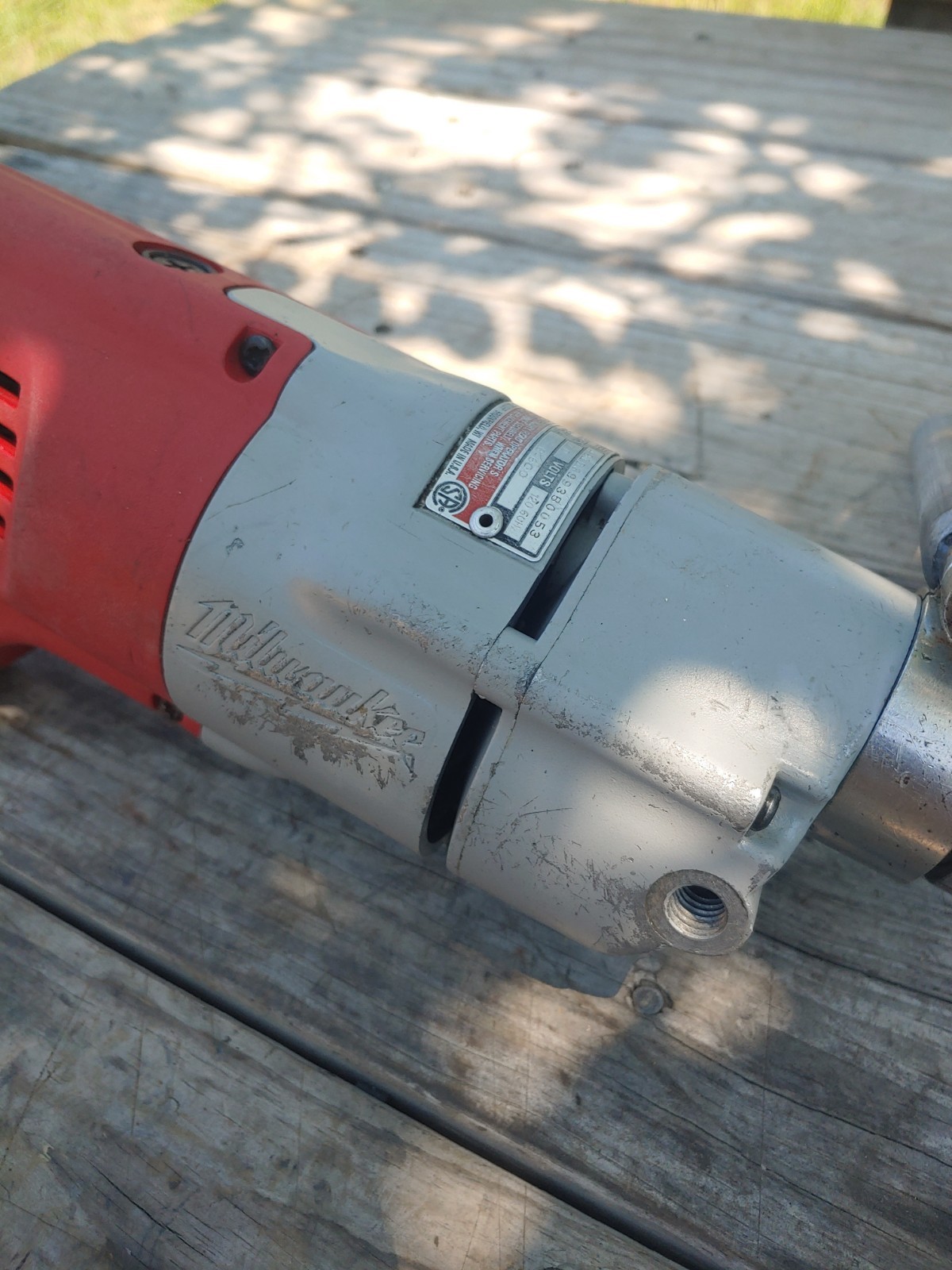 Milwaukee 1107-1 1/2″ Heavy Duty D-handle Drill. USA. Serviced.