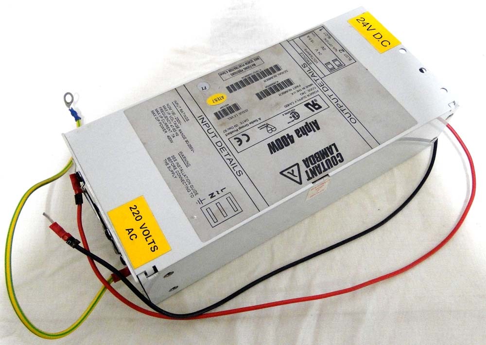 COUTANT LAMBDA ALPHA 400W POWER SUPPLY CA400 P/N: J40005 S/N: 7092780007