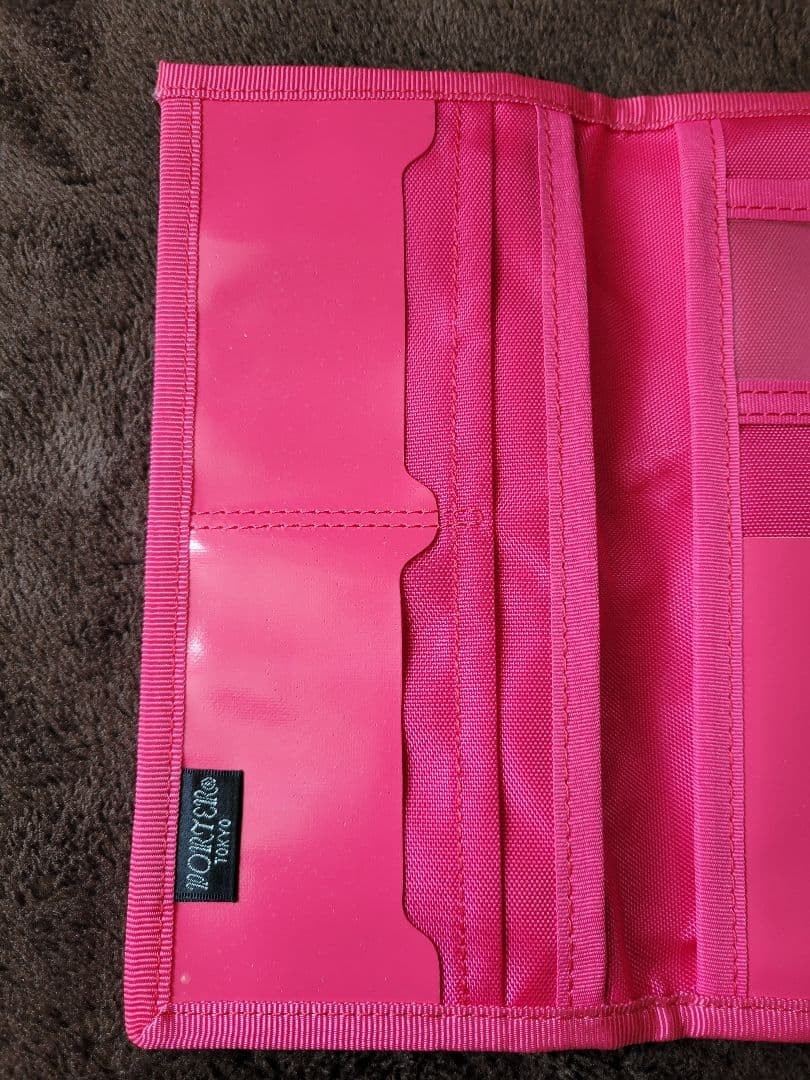 Mint condition!! PORTER Hobonichi Long Wallet Organizer Pink Passport Planner