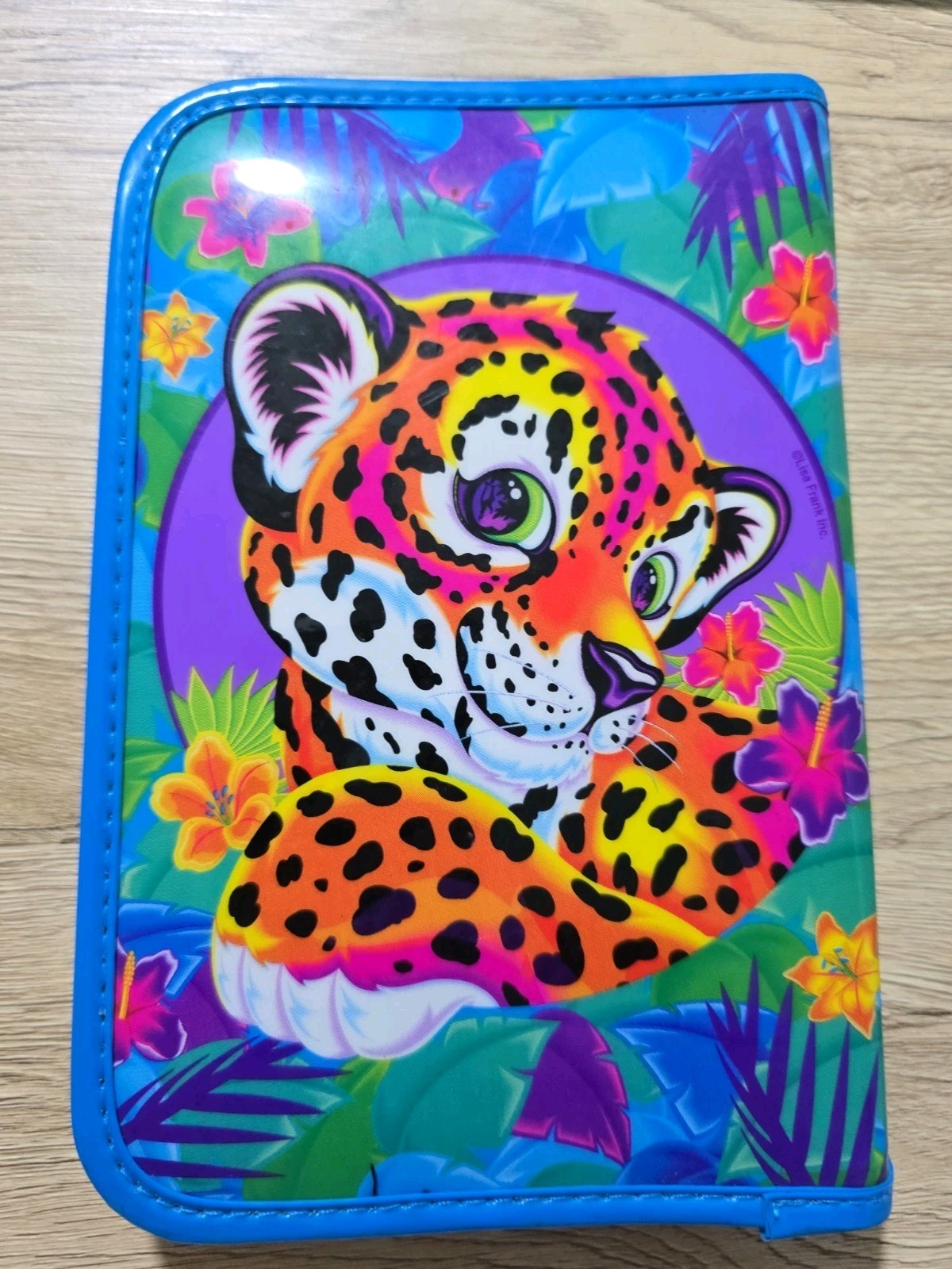 Vintage Lisa Frank Hunter The Tiger Mini Stationary Organizer *Rare* Lots Inside