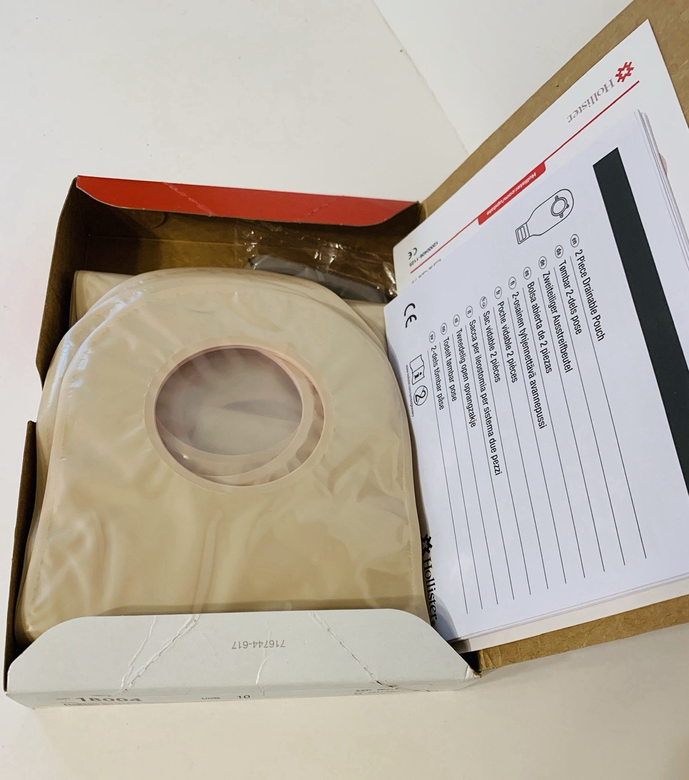 2 BOXES Hollister 18004 New Image 2-Piece colostomy 2BX/10EA Exp2030/10 FRESH