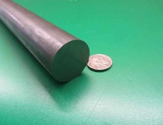 12L14 Steel Unpolished Rod, (1.25″) 1 1/4″ Dia x 2 Foot Length, 1 Unit