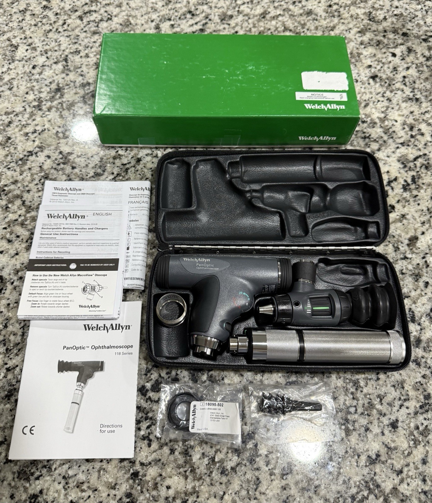 Welch Allyn Diagnostic/Medical Set with PanOptic & MacroView – Brand New