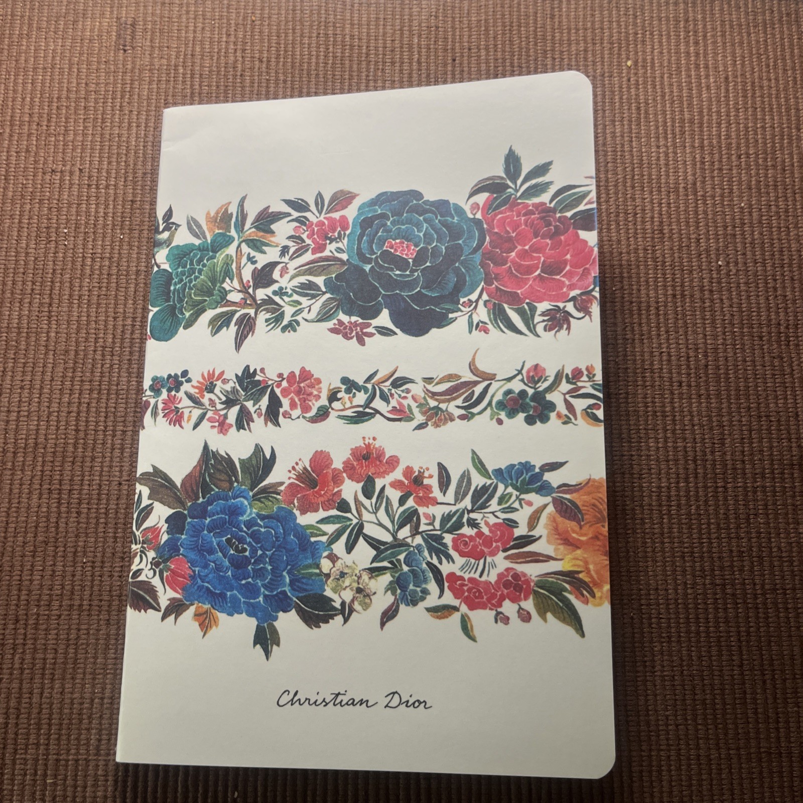 Christian Dior Floral Notebook Journal Stationery New Sealed Writing Book