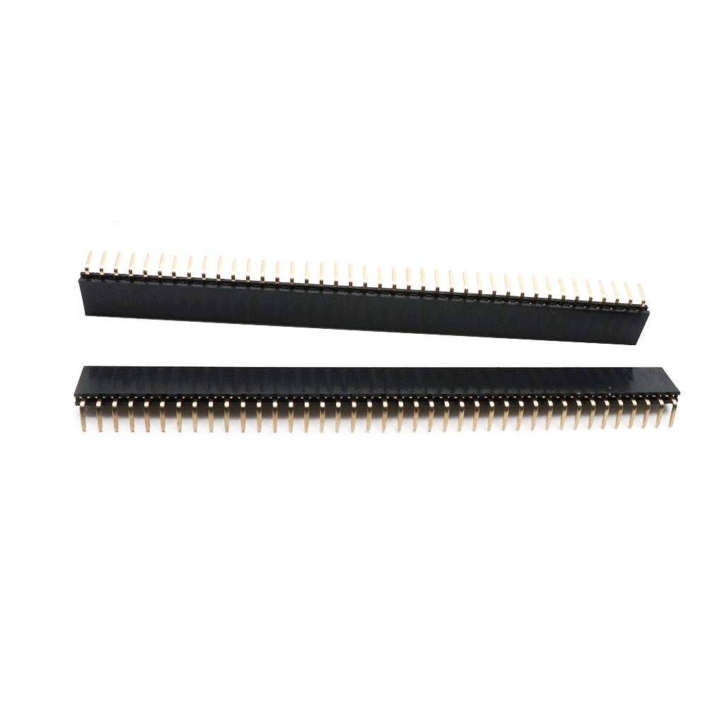 Female Pcb Header Right Angle 40 Pin 2.54mm Pitch Connector Pack Of 20pcs
