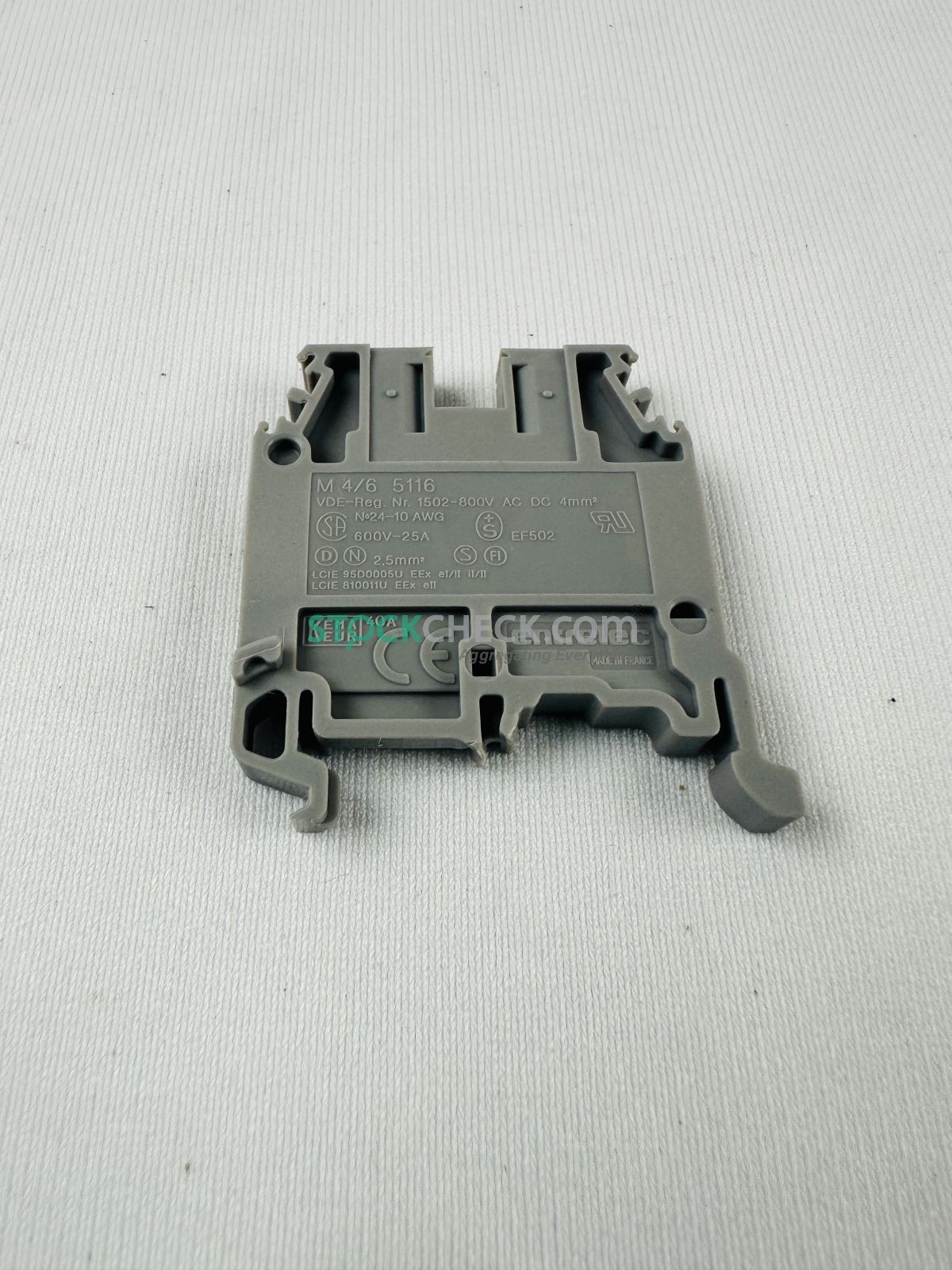 Entrelec M4/6-5116 Terminal Block – Lot of 10