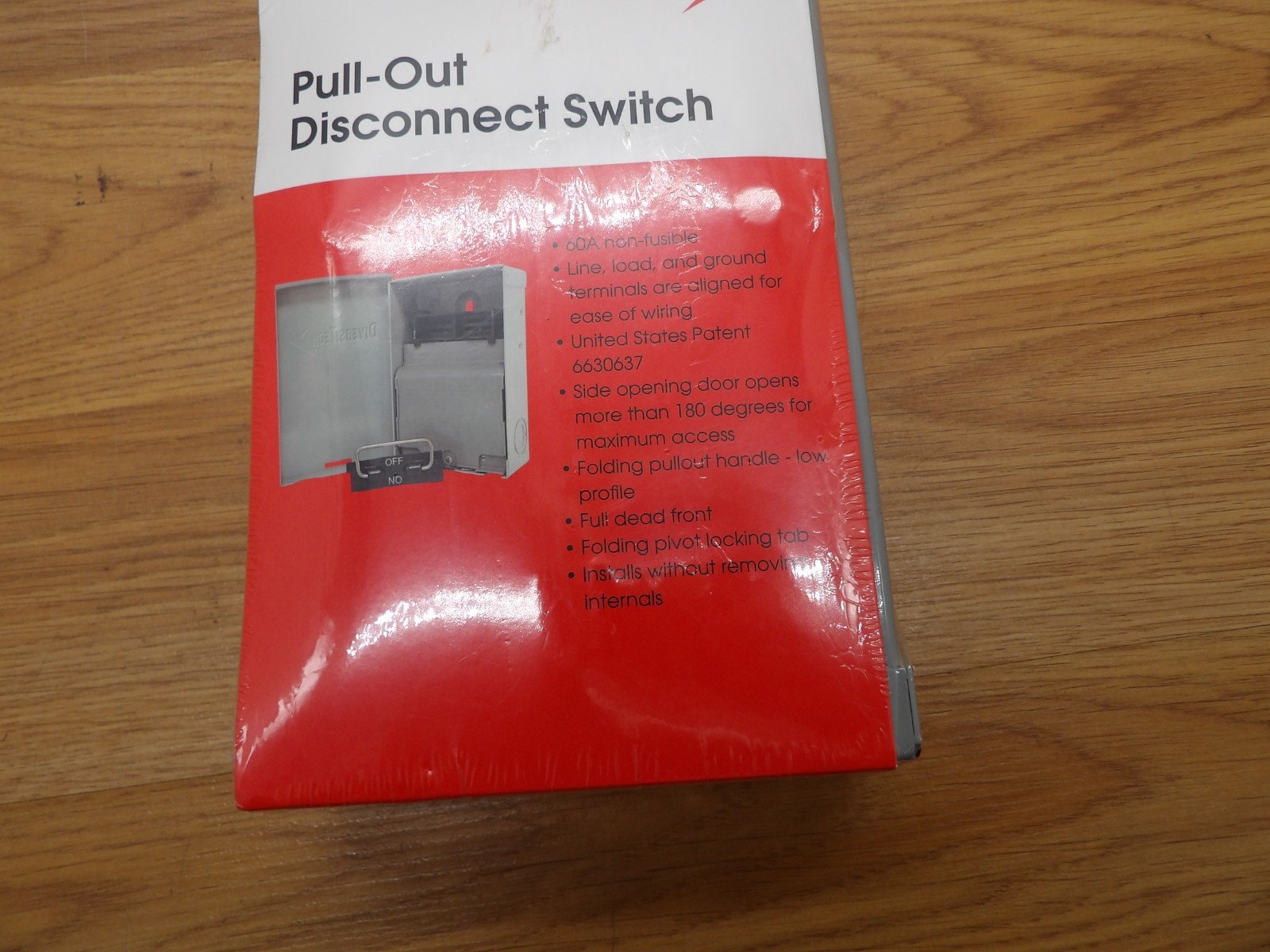 Diversitech DDS-60U Pull-Out Disconnect Switch 60 Amp Fusible 220 Volts-NEW