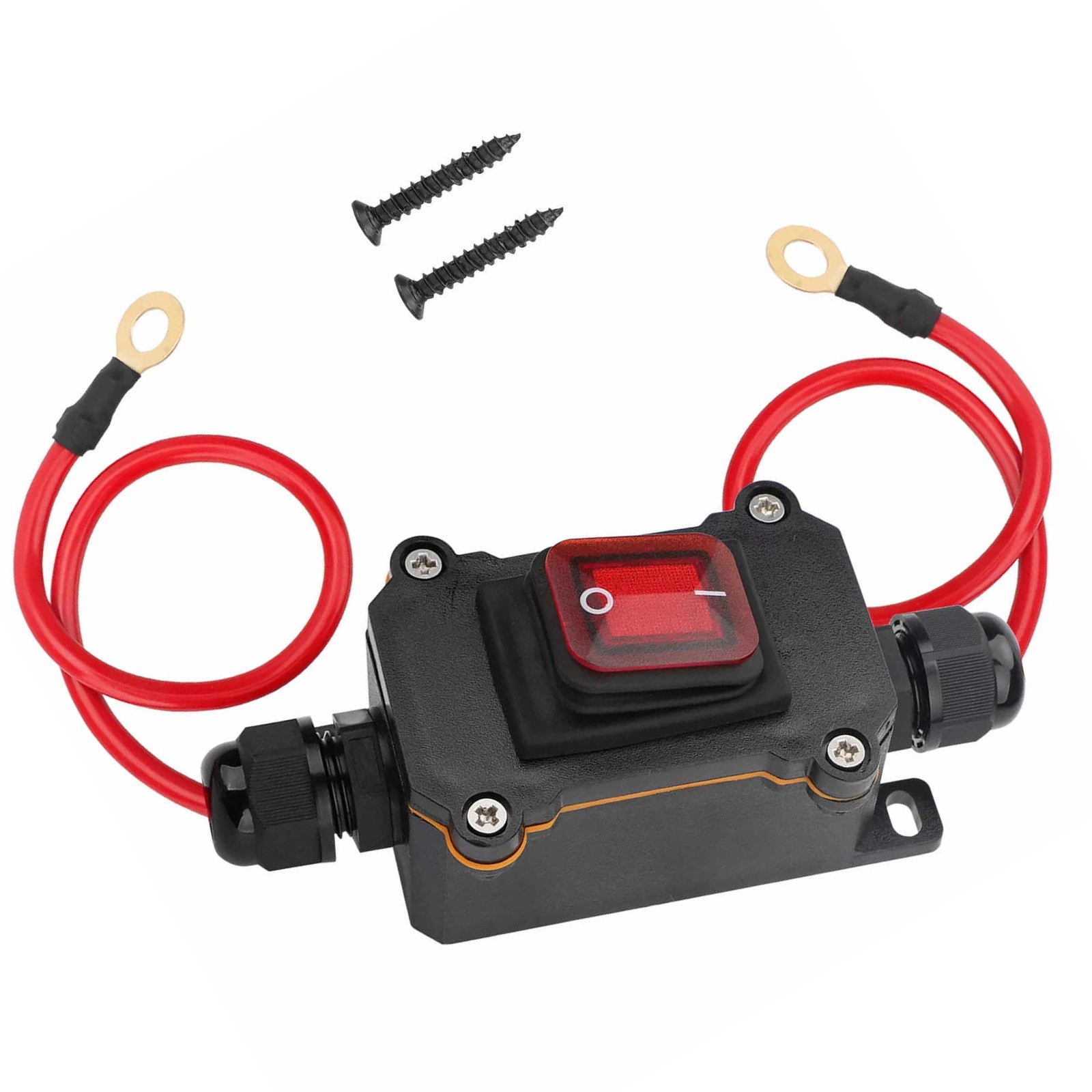 DC 12V-24V Inline Cord Switch IP67 Waterproof Outdoor ON/Off Toggle Switch