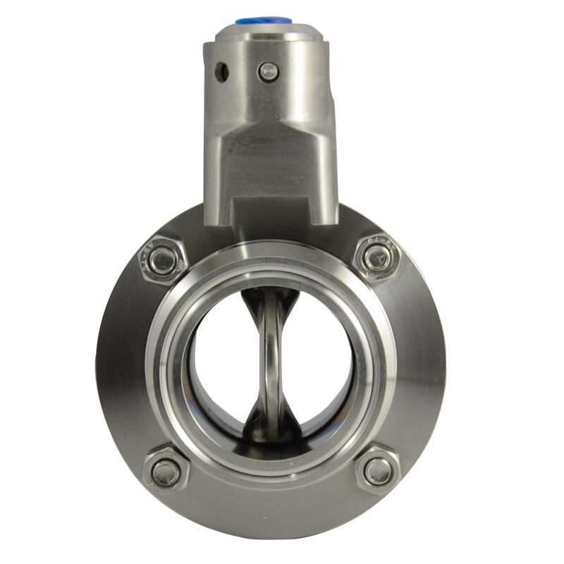 OD 2″ in inch 51mm Tri Clamp Sanitary Butterfly Valve Stainless Steel 316