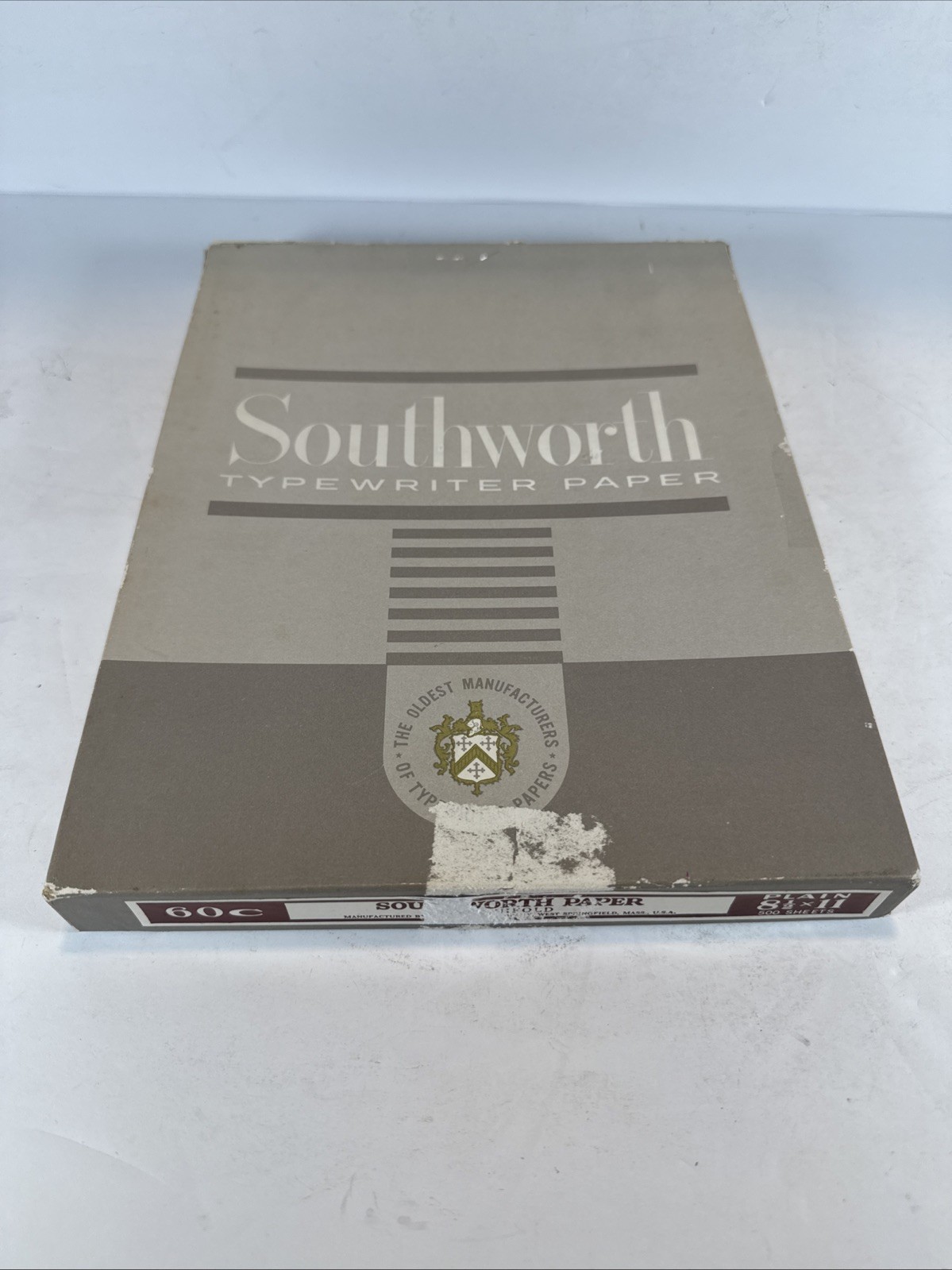 Vintage Southworth 60c Typewriter Paper 8.5″ x 11” ~500 Sheets Plain