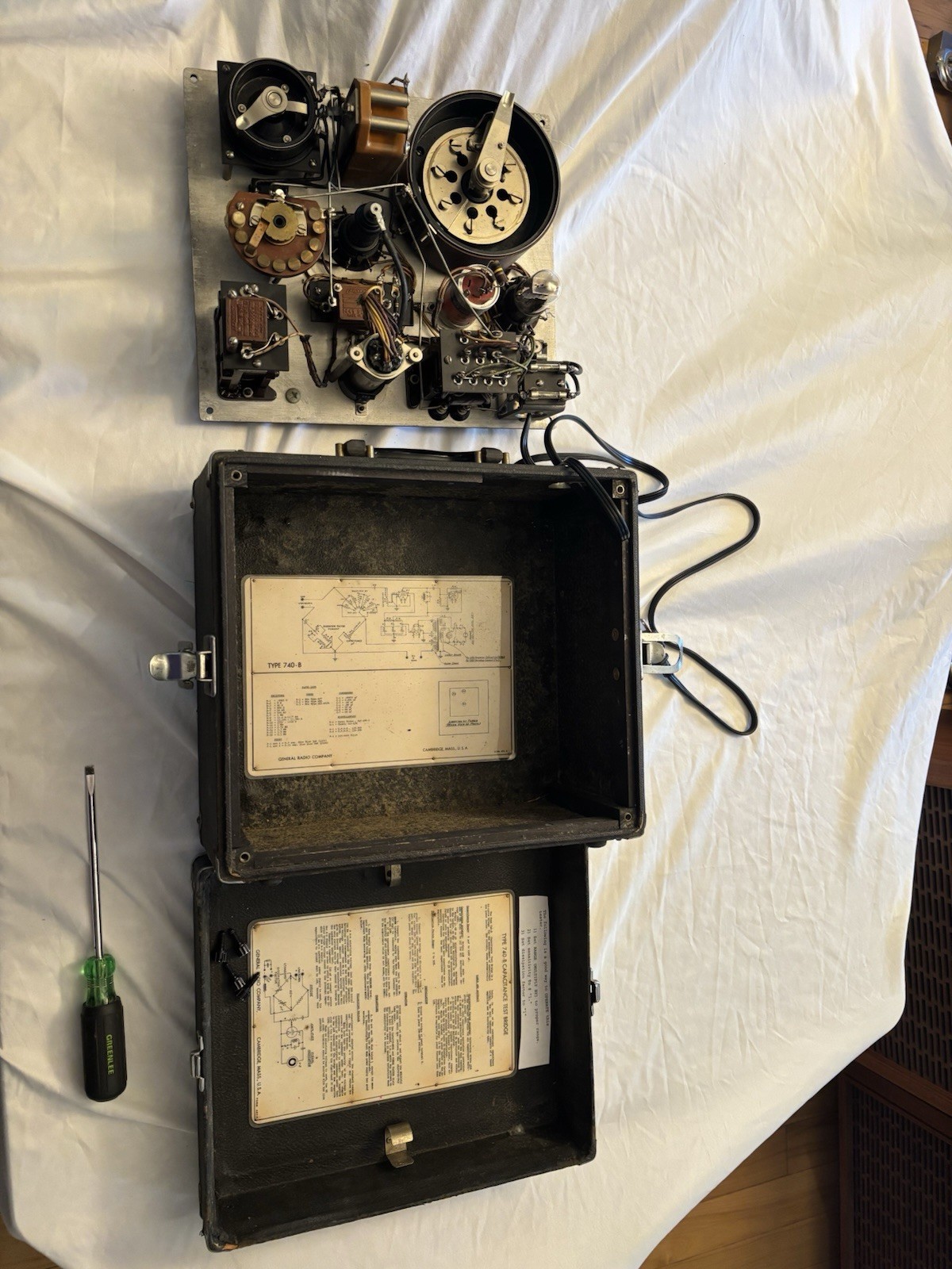 GENERAL RADIO CAPACITANCE TESTer BRIDGE TYPE 740-B, Restored 3 Years Ago, Perfec