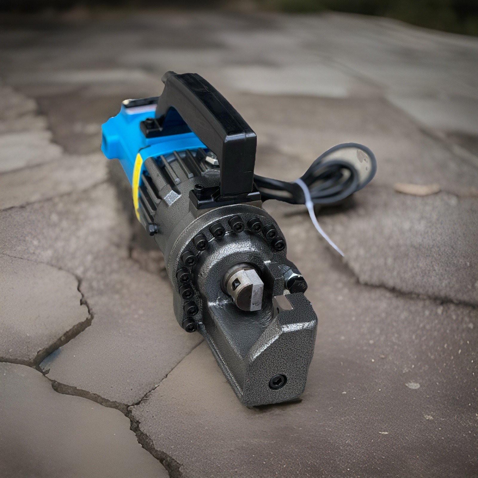 1200W Electric Hydraulic Rebar Cutter 22mm 7/8» Max Cutting Rod W/Xtra Blades