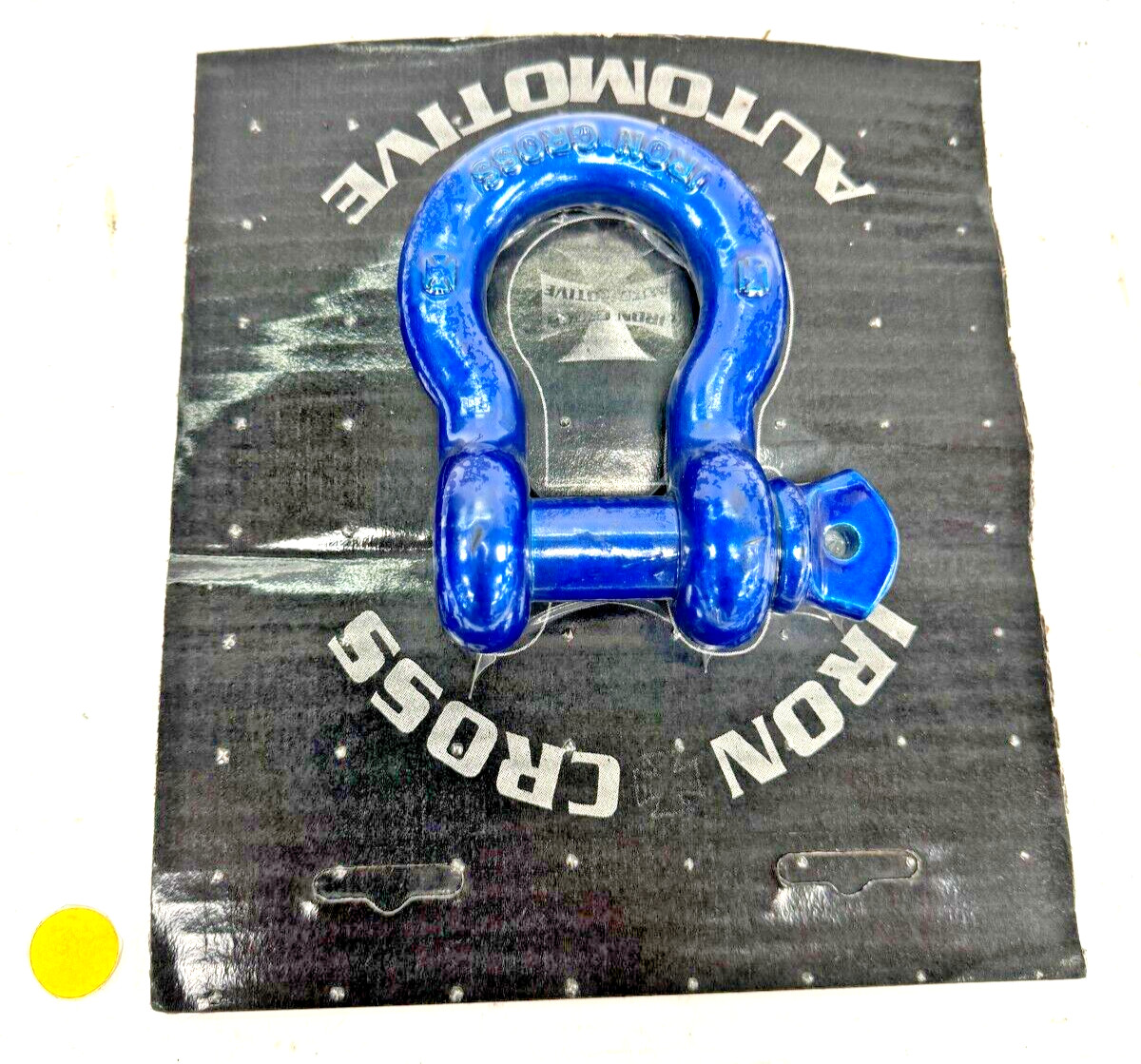 IRON CROSS 3/4 INCH D-RING SHACKLE 1000-02 CANDY BLUE