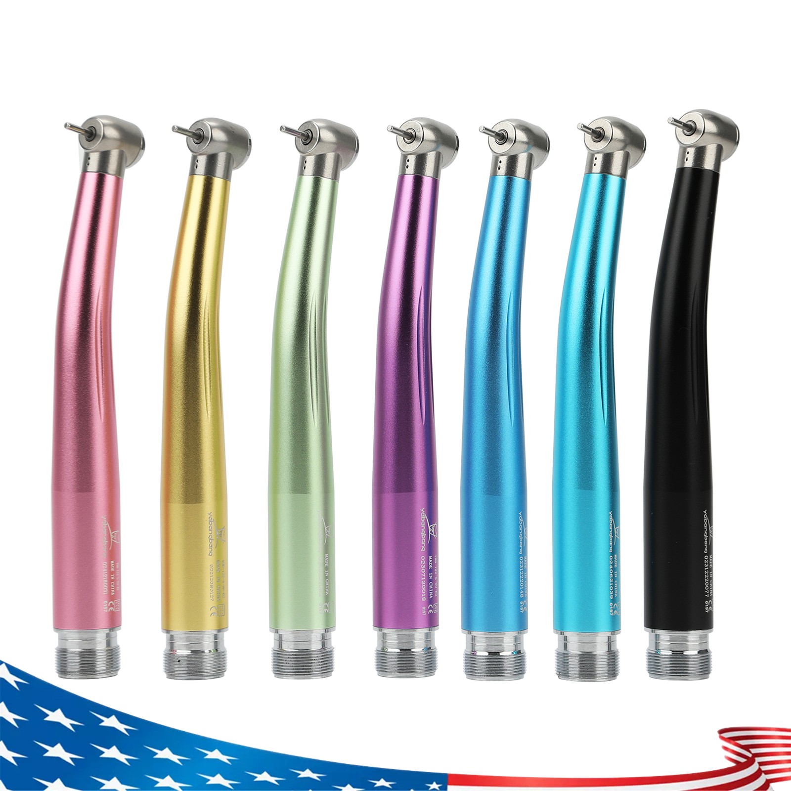 NSK PANA MAX Style Dental High Speed Handpiece Turbine 2 Holes 7 Colors Rotor