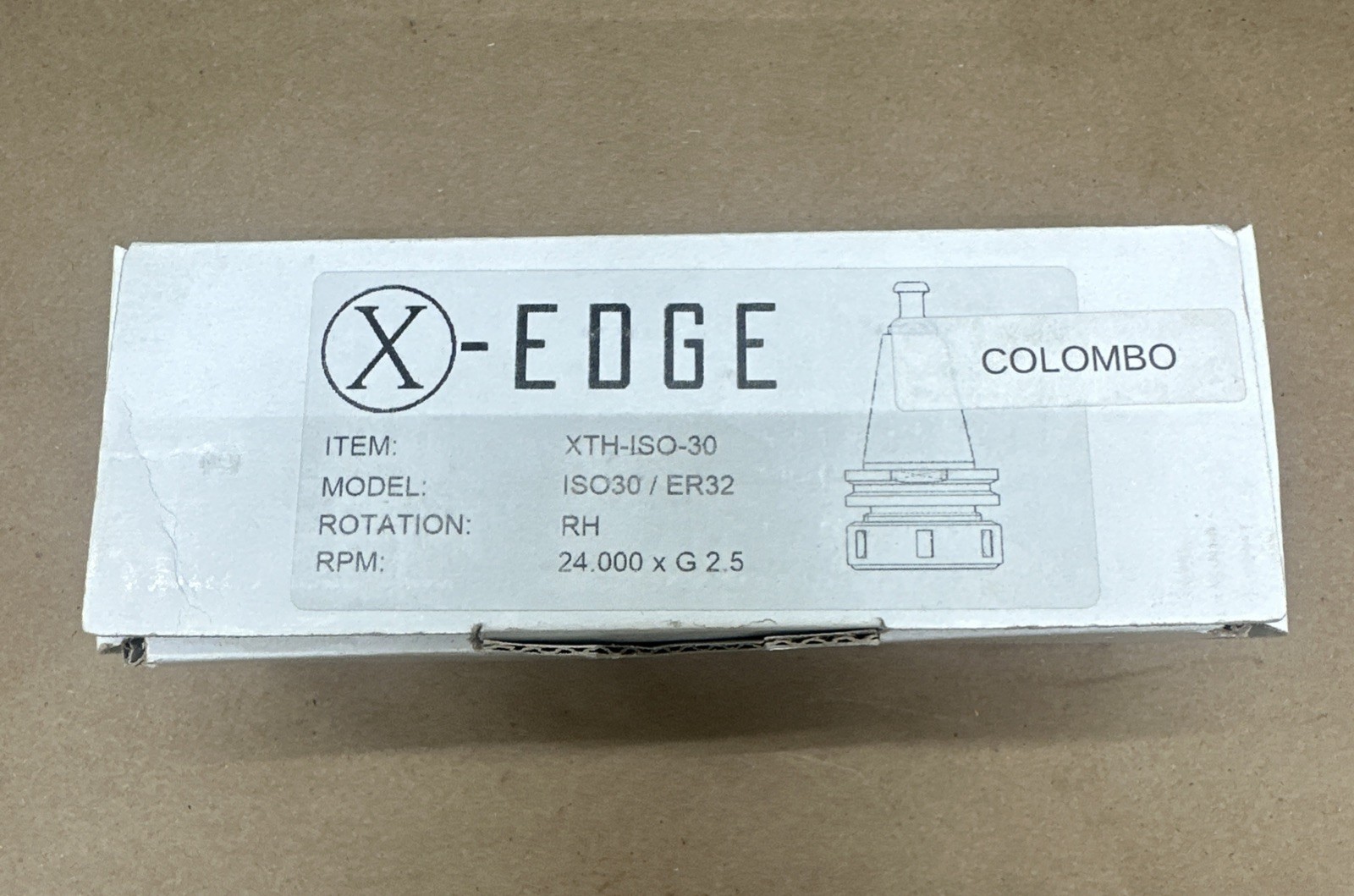 BRAND NEW SURPLUS- X-EDGE XTH-ISO-30 ISO30/ER32 RH 24.000 X G2.5 || WARRANTY!