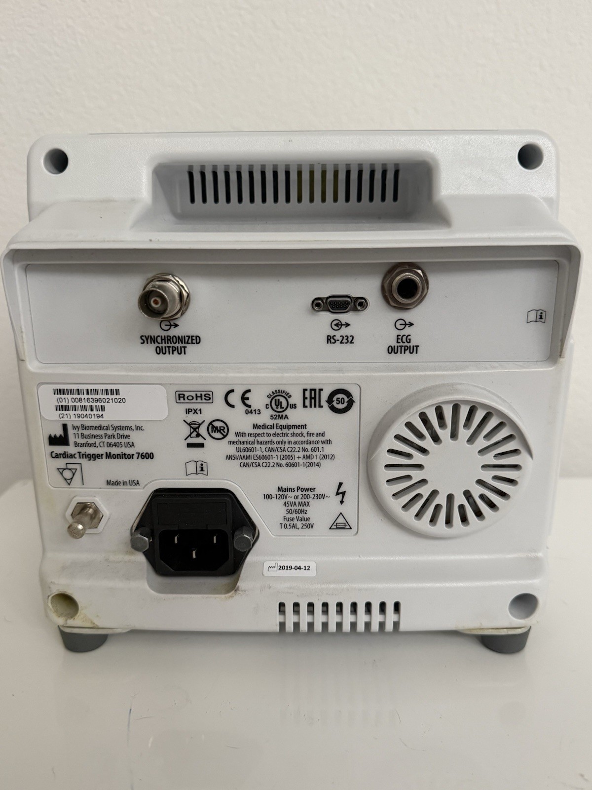 Ivy 7600 Cardiac Trigger Refurbished 6 Mo Warranty