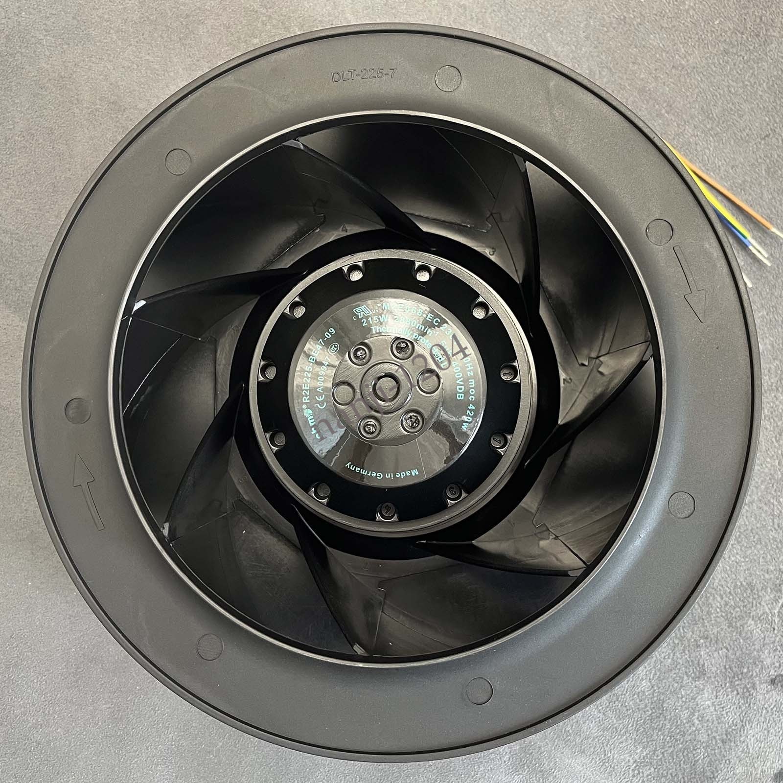 New For R2E225-BE47-09 Centrifugal fan AC230V 2880r/min 225MM 4-wire