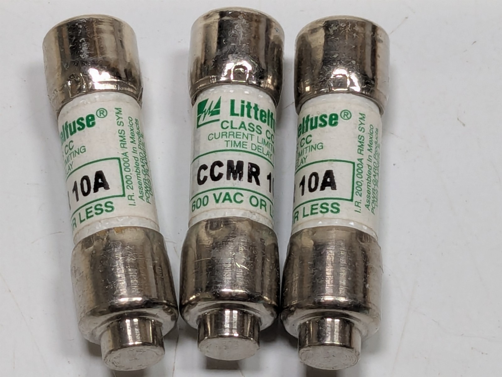 10*in box CCMR-10 Littelfuse 10 Amp 600V Time Delay Fuse CCMR10 Free Shipping US