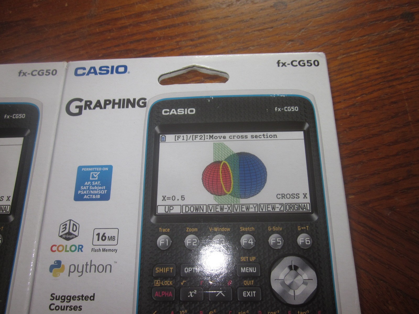 6 Casio FX-CG50 High-Resolution Python 3D Color Graphing Calculator NEW SEALED