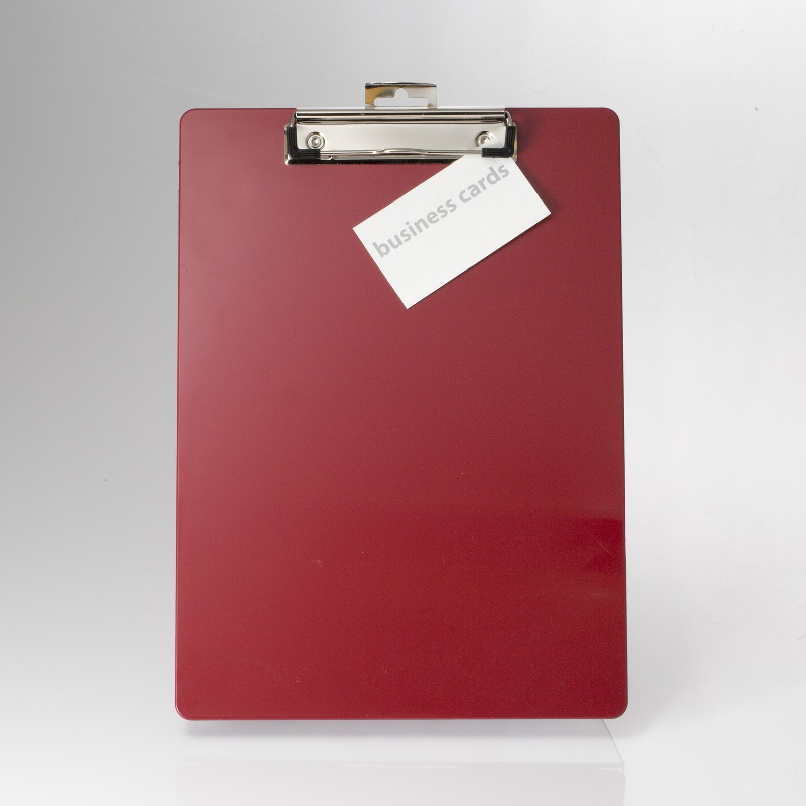 Officemate Recycled Plastic Clipboard, Letter Size, Red, Pack of 6 (83083) Red