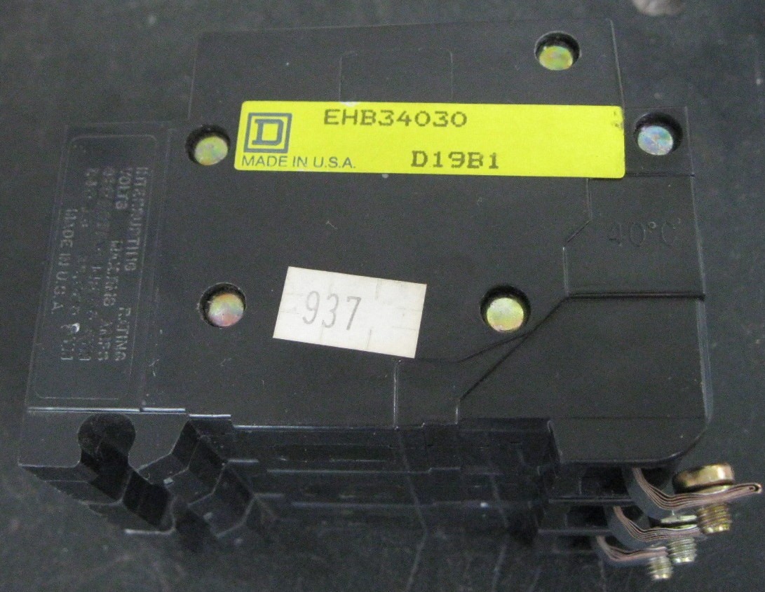 Square D EHB34030 Circuit Breaker 30A 3P