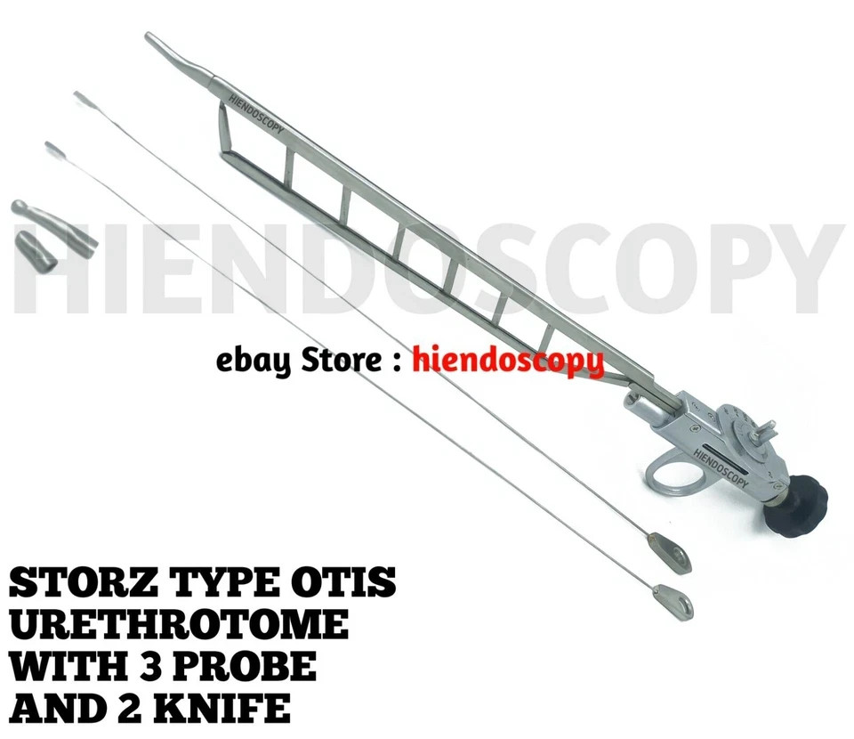 Laparoscopic OTIS Urethrotome With Blade and Probe 6pc Set New