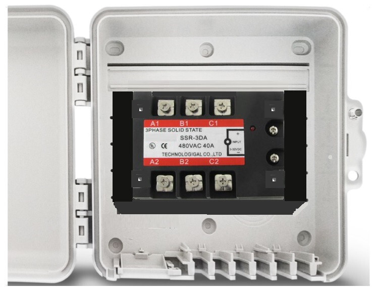 Silent Lighting Contactor 3 Pole 40Amp, 120v 220V Coil, Motor 30A, 40A Enclosure