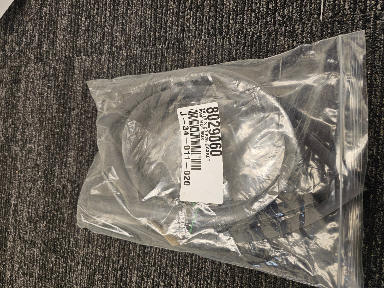 8029060 14.75 in x 23.625 in Gasket FWE HOT BOX fits Mavrik