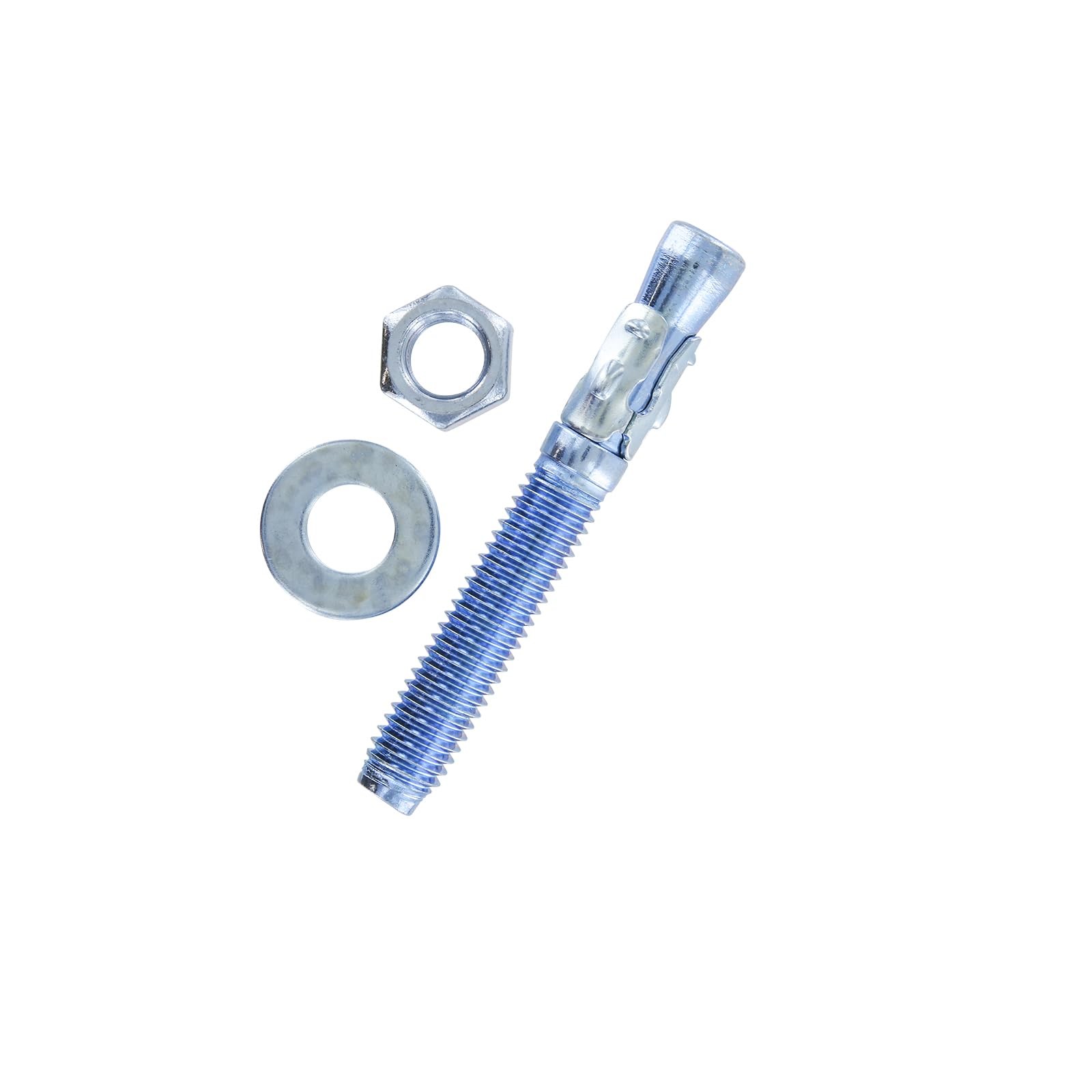 Conquest 1/2 x 3-3/4 Zinc Plated Wedge Anchors (Box of 25) – High Performance Co
