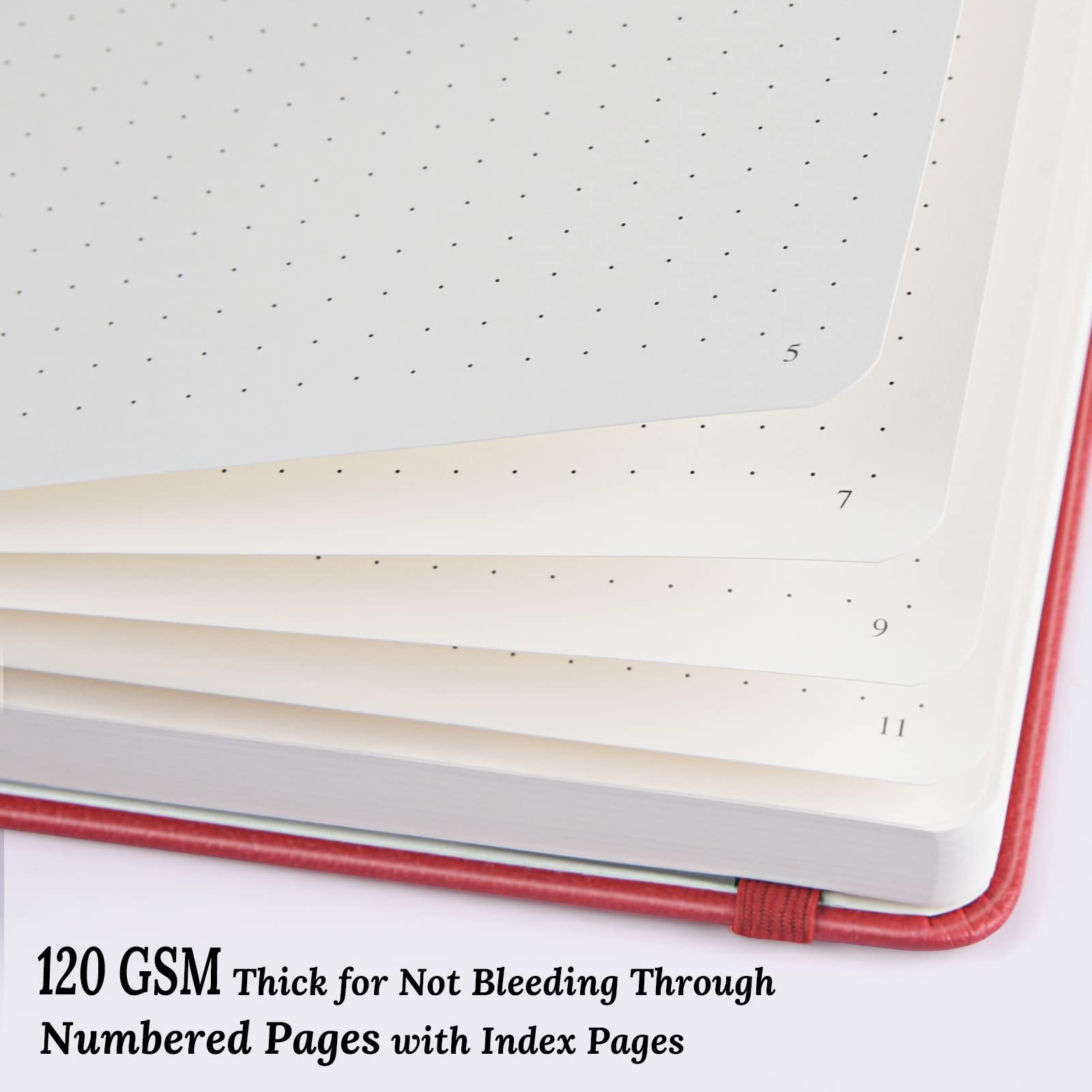 Dotted Journal Notebook, 7 Pack Leather Bullet Dot Grid Journal for Women Men…